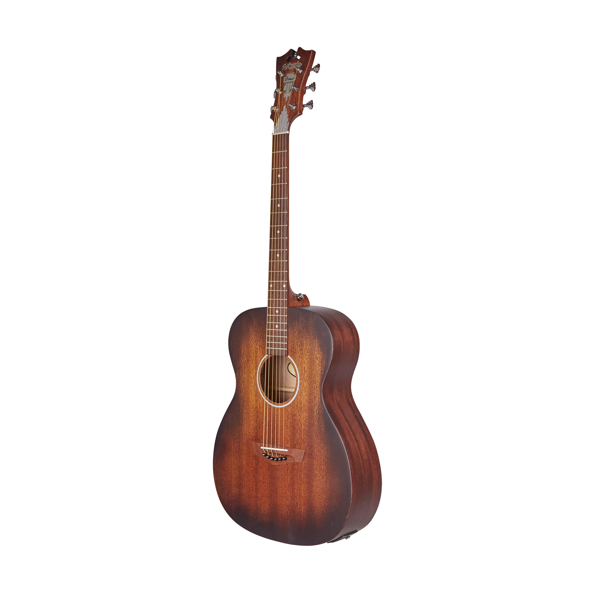 D'Angelico Premier Tammany LS Orchestra Acoustic Guitar, Aged Mahogany - Image 5