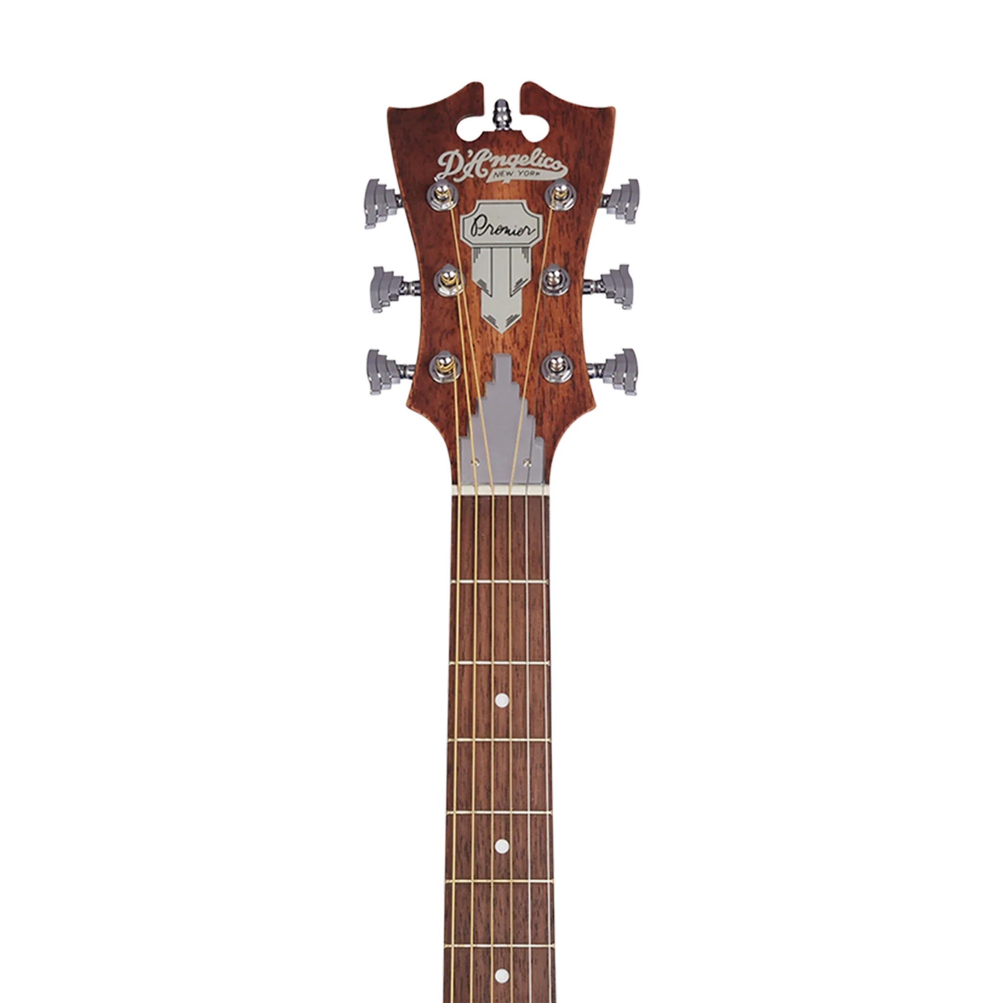 D'Angelico Premier Tammany LS Orchestra Acoustic Guitar, Aged Mahogany - Image 6