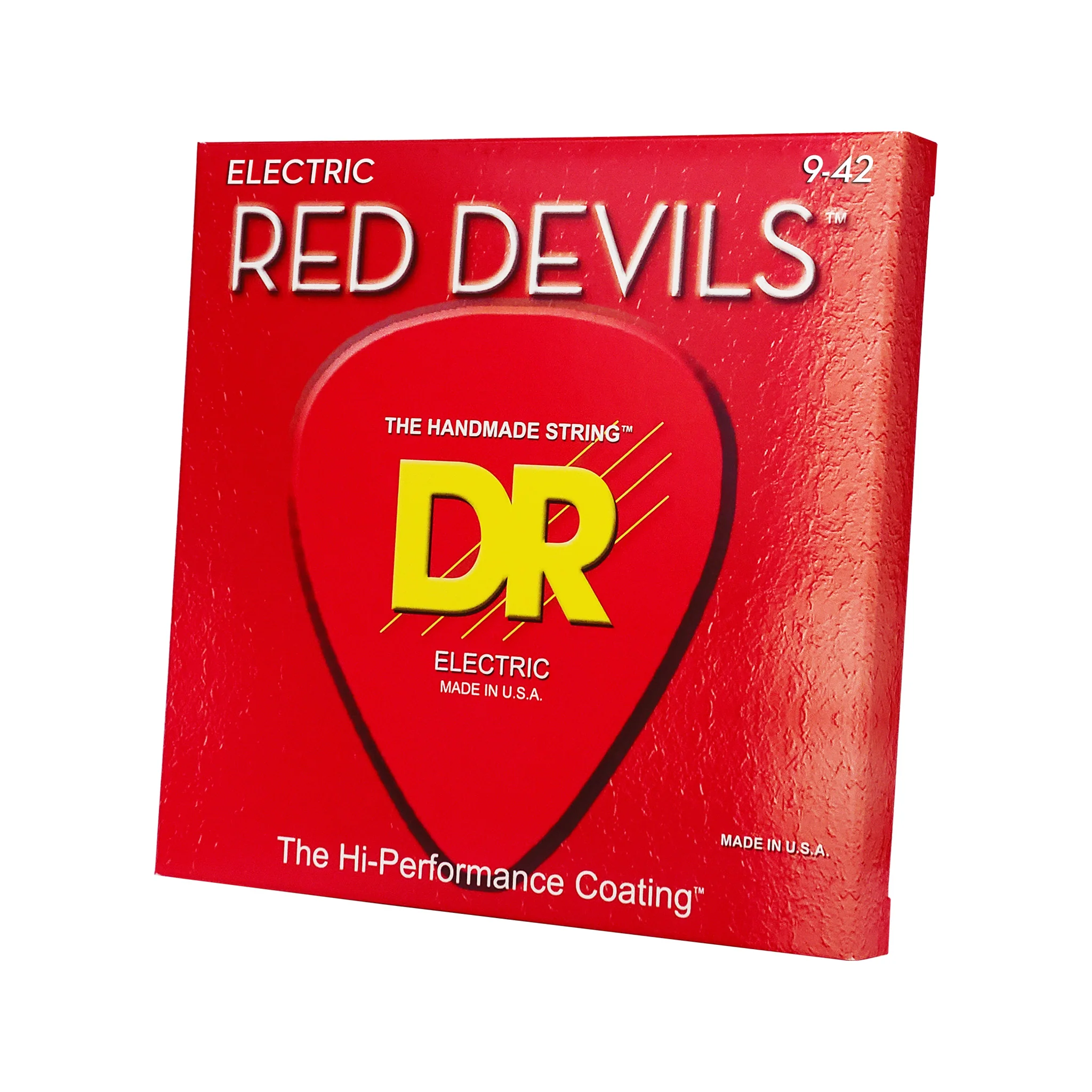 DR Strings RDE-9 Red Devils K3 Coated Electric Guitar Strings, Light, 9-42 - Image 3