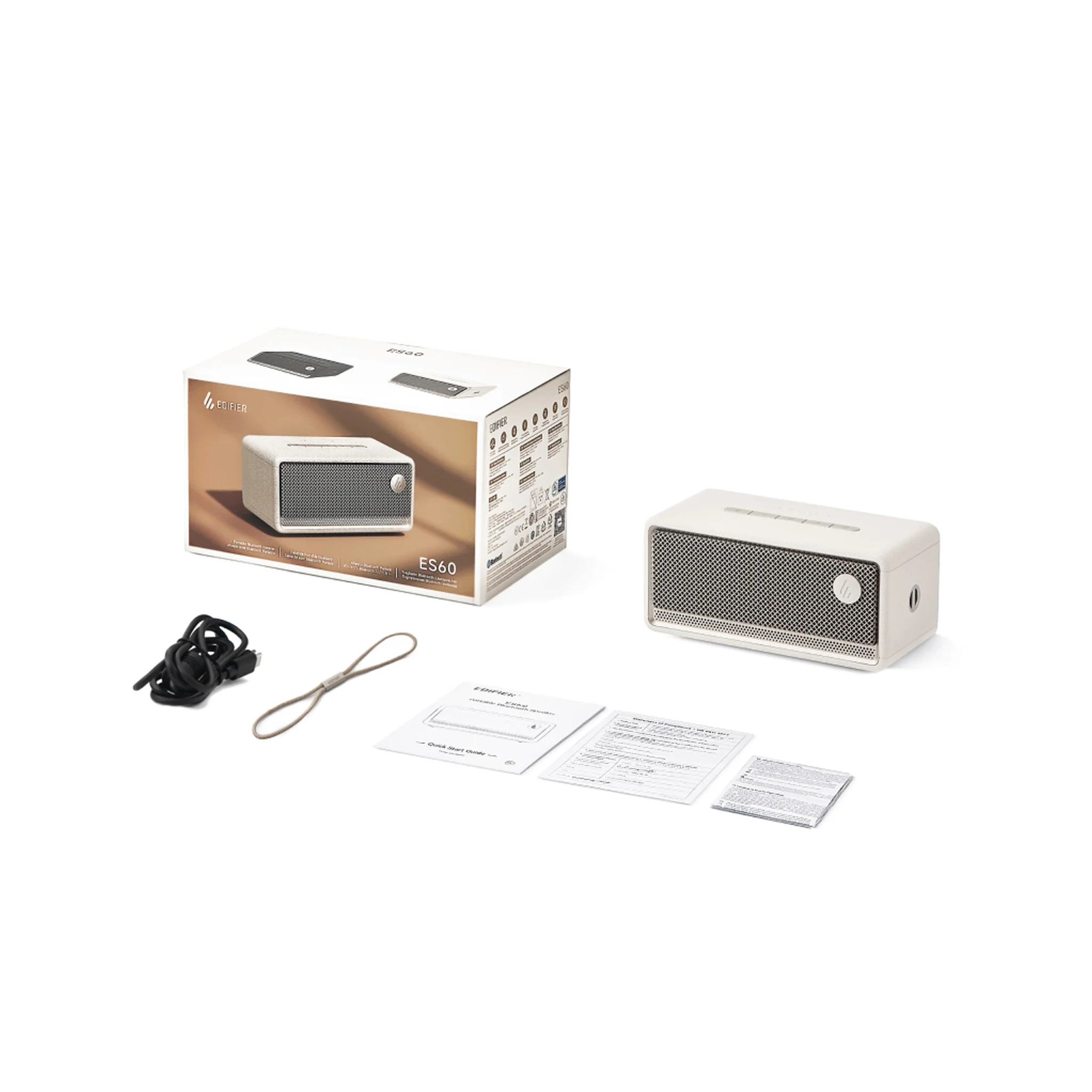 Edifier ES60 Bluetooth Speaker 34W, Ivory - Image 6