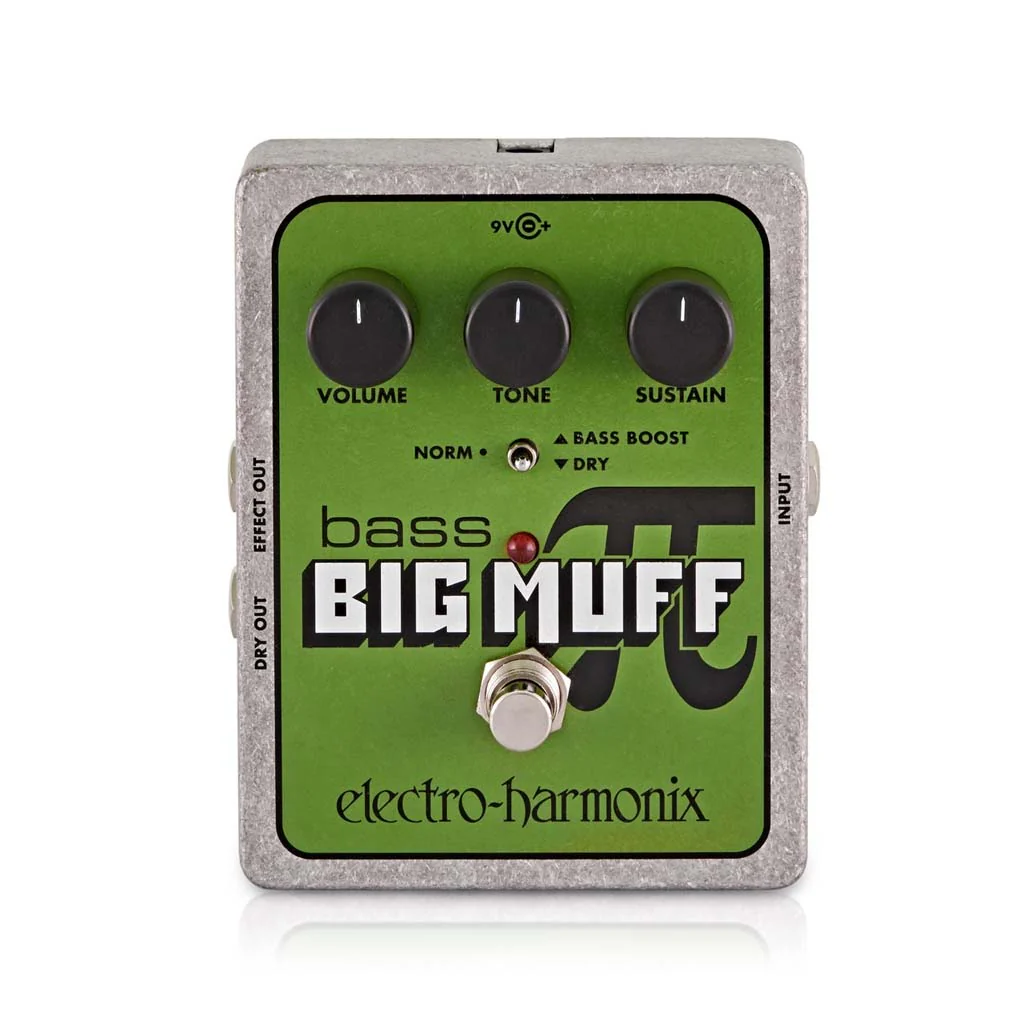 Electro-Harmonix Bass Big Muff Fuzz Pi Bass Effects Pedal