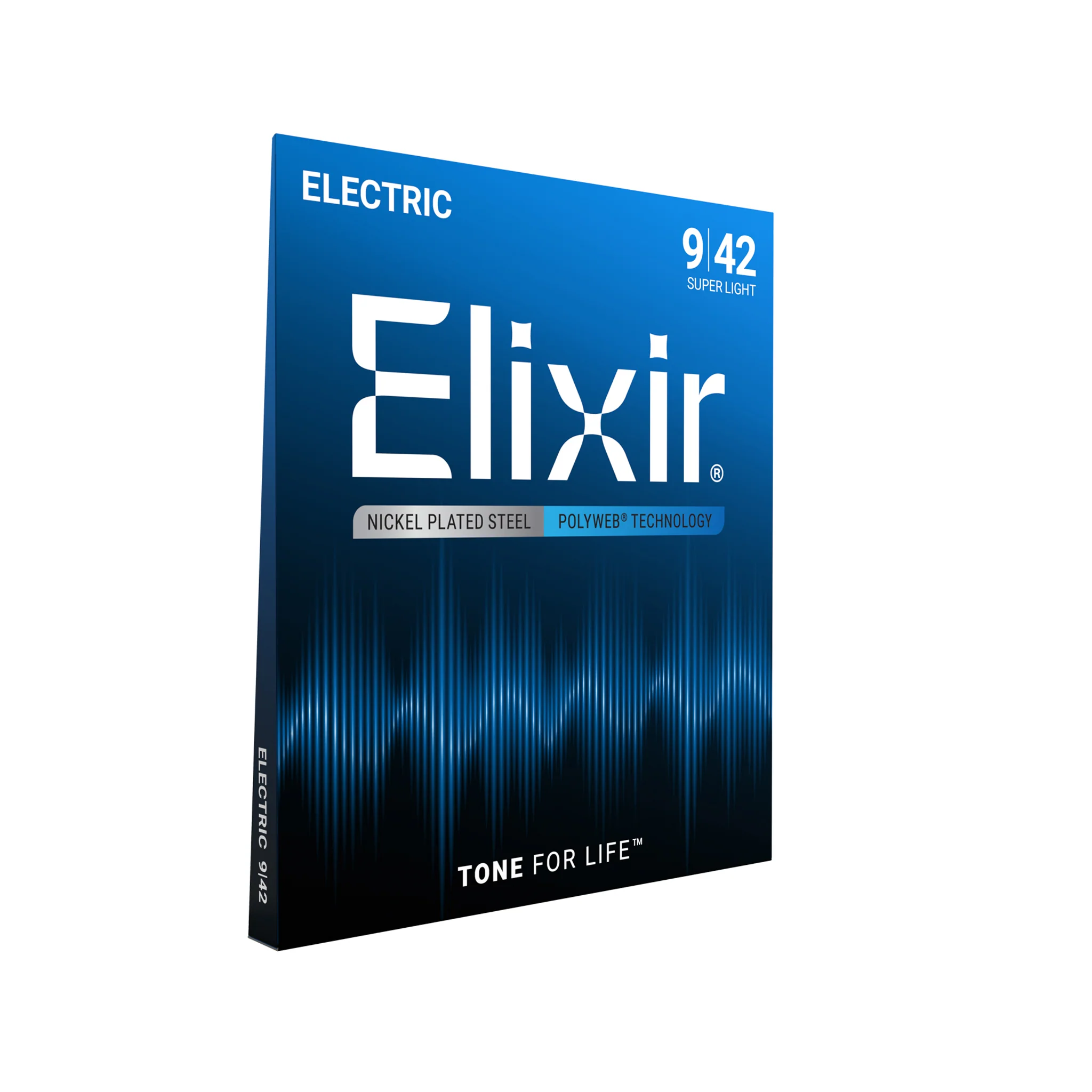 Elixir 12000 Polyweb Electric Guitar Strings, Super Light, 9-42 - Image 3