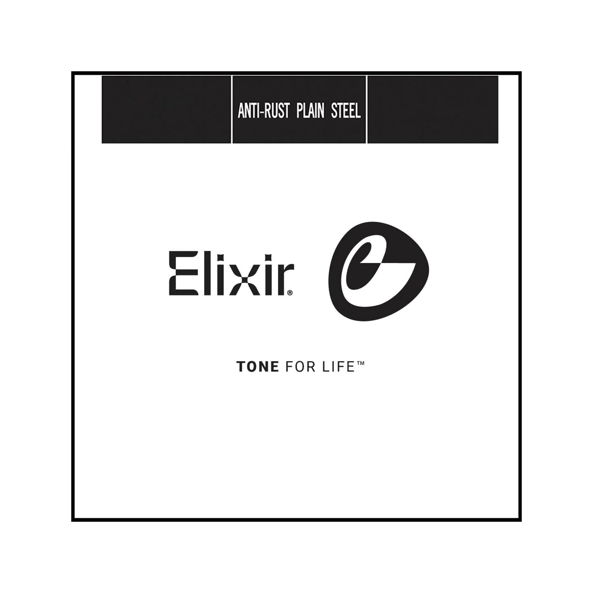 Elixir 13011 Anti-Rust Plated Plain Steel .011, Single String