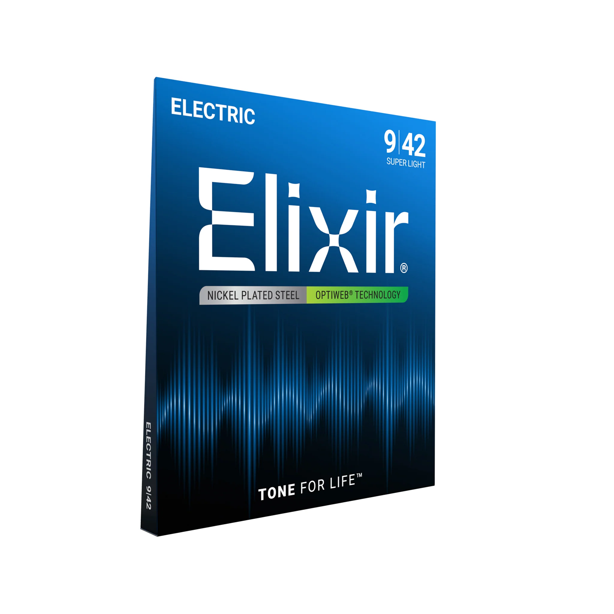 Elixir 19002 Optiweb Electric Guitar Strings, Super Light, 09-42 - Image 3