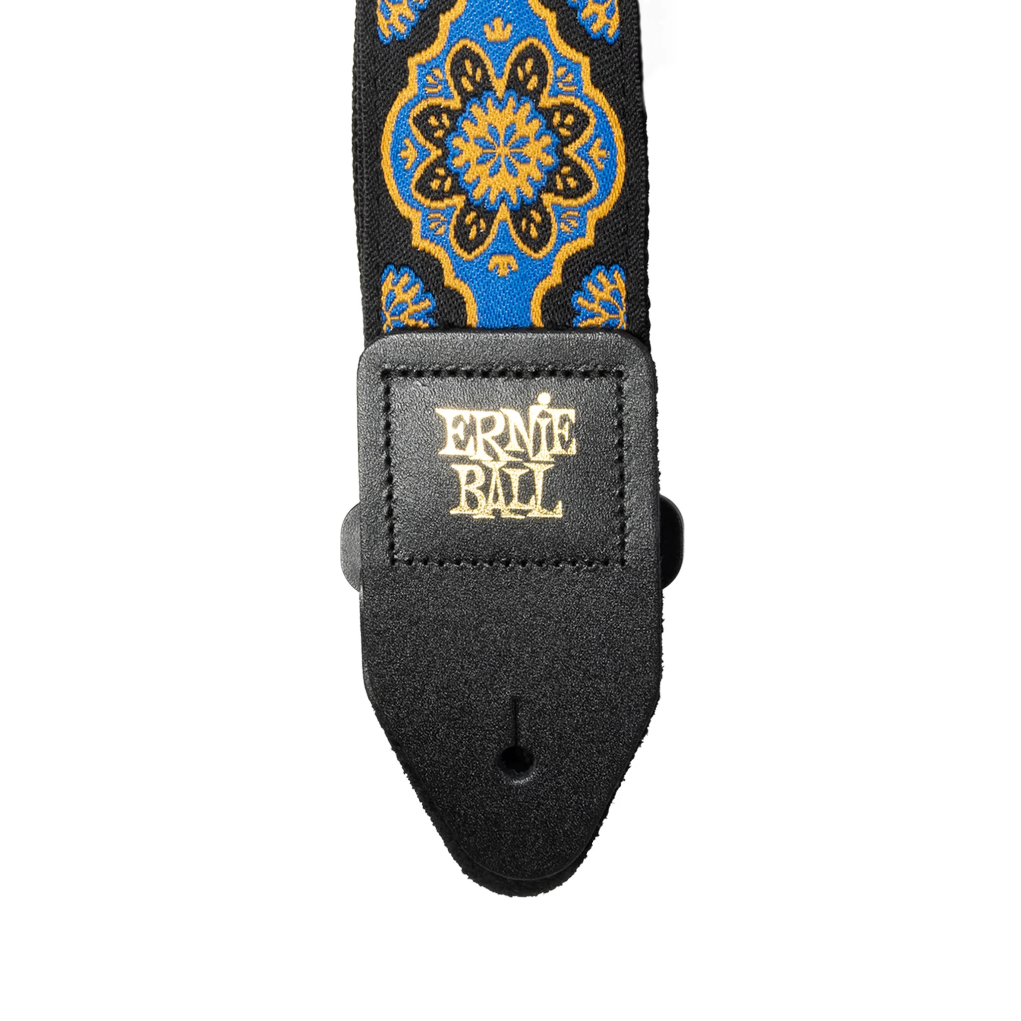 Ernie Ball Classic Jacquard Bass/Guitar Strap, Blue Kaleidoscope - Image 2