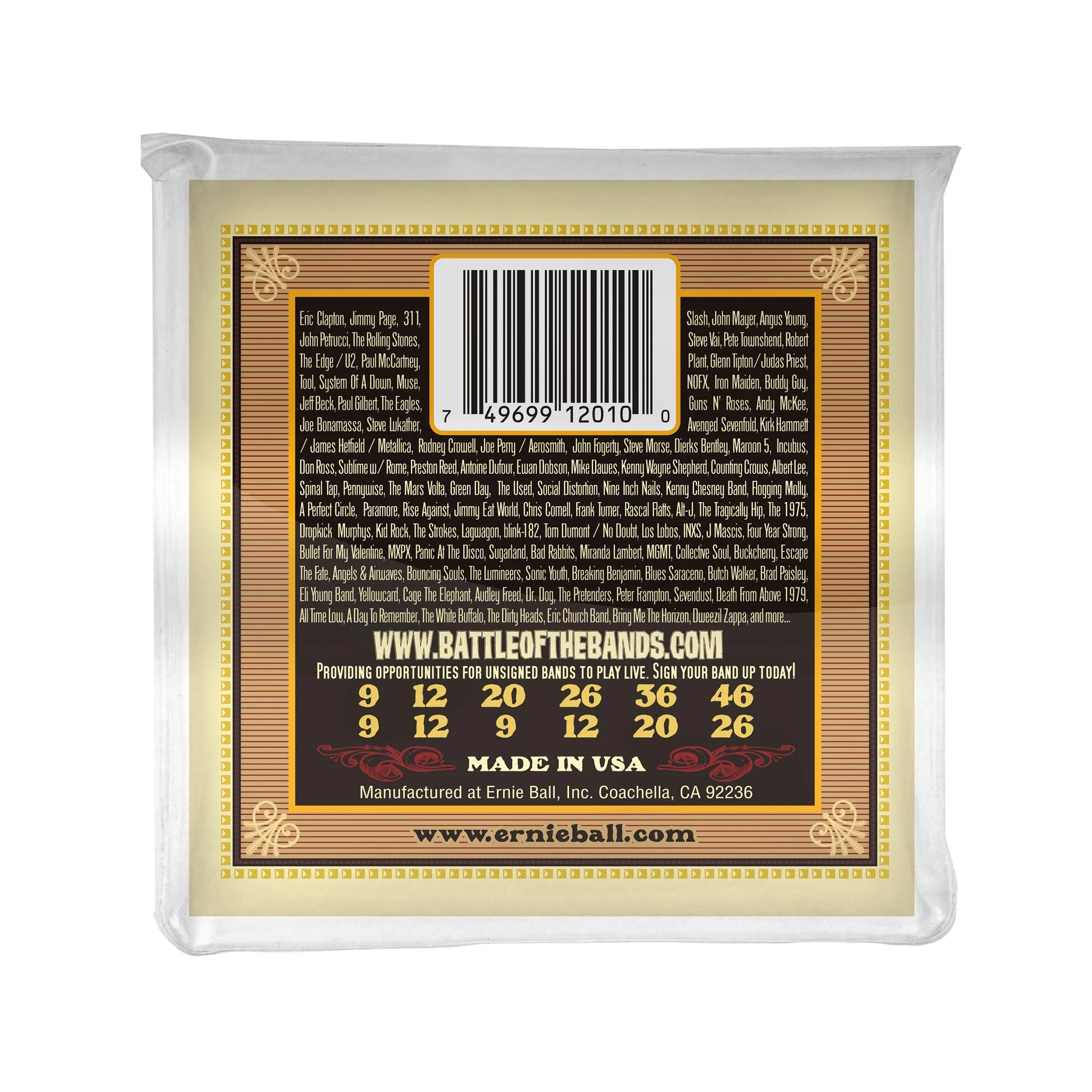Ernie Ball Earthwood Light 12-String 80/20 Bronze Acoustic Guitar Strings - Image 2