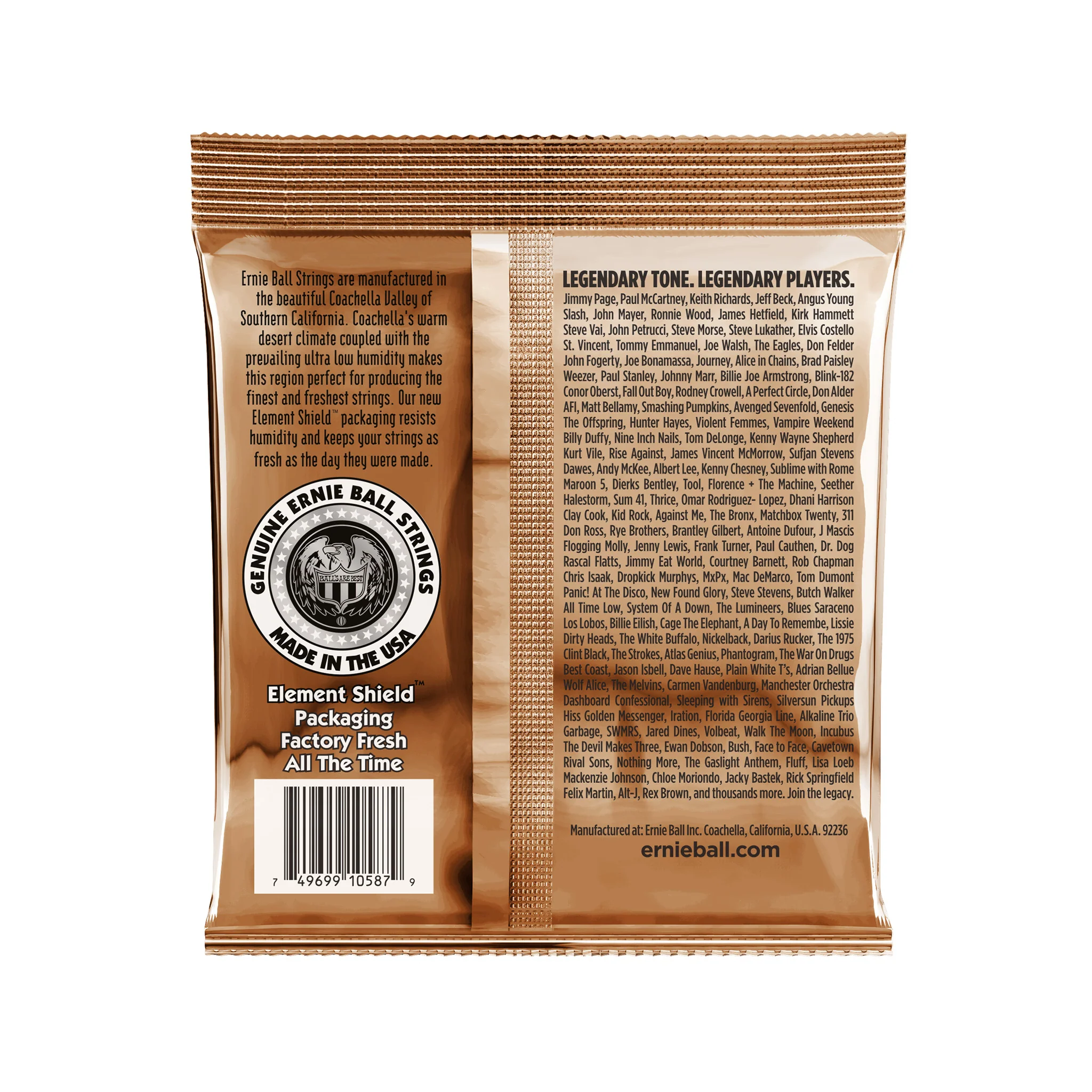 Ernie Ball Earthwood Light Phosphor Bronze Acoustic Guitar Strings, 11.5-54 - Image 2