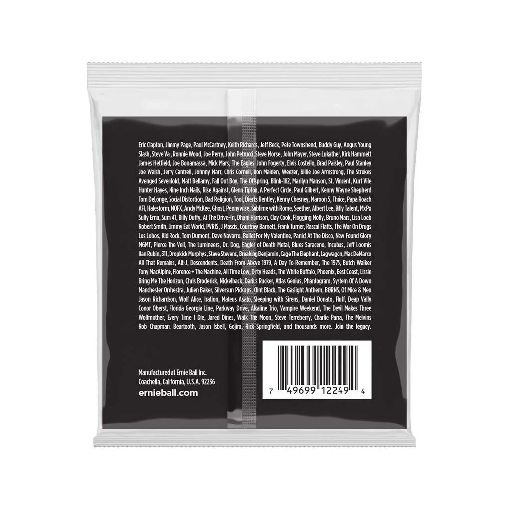 Ernie Ball Extra Slinky Stainless Steel Wound Electric Guitar Strings, 8-38 - Image 2