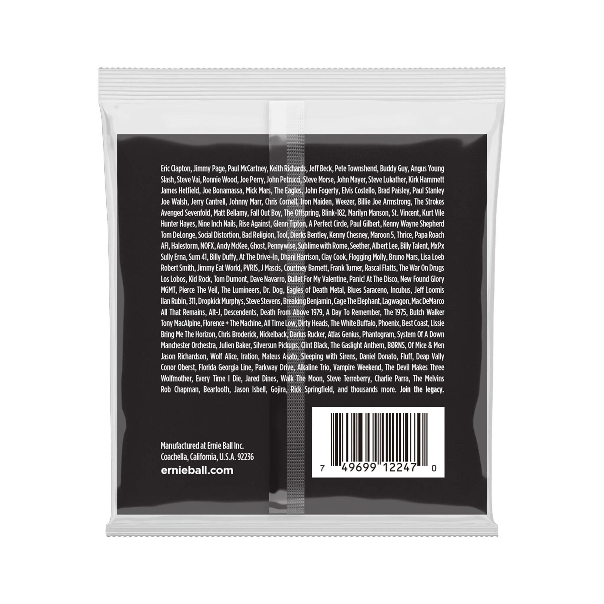 Ernie Ball Hybrid Slinky Stainless Steel Wound Electric Guitar Strings, 9-46 - Image 2