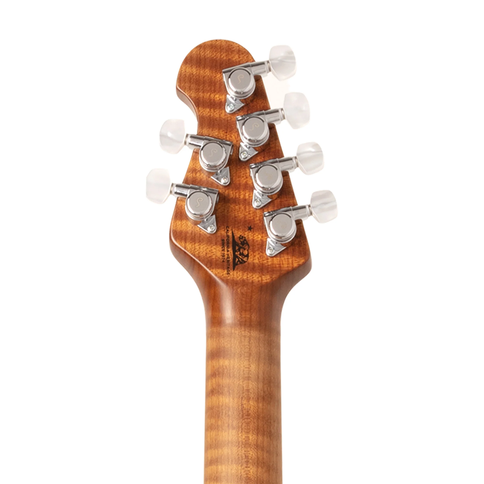 Ernie Ball Music Man Axis Super Sport Electric Guitar, Roasted Maple FB, Yucatan Blue Flame - Image 6