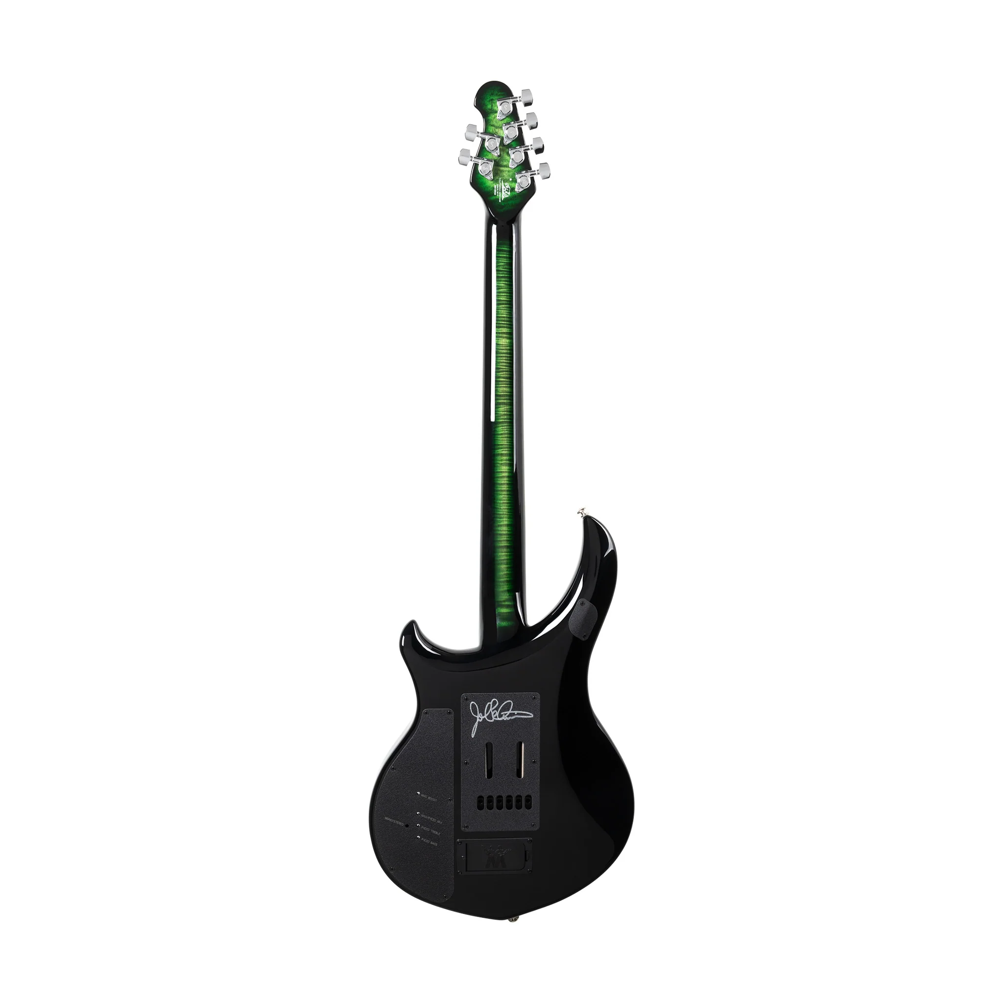 Ernie Ball Music Man BFR John Petrucci Majesty 6 Electric Guitar, Ebony FB, Malachite - Image 2