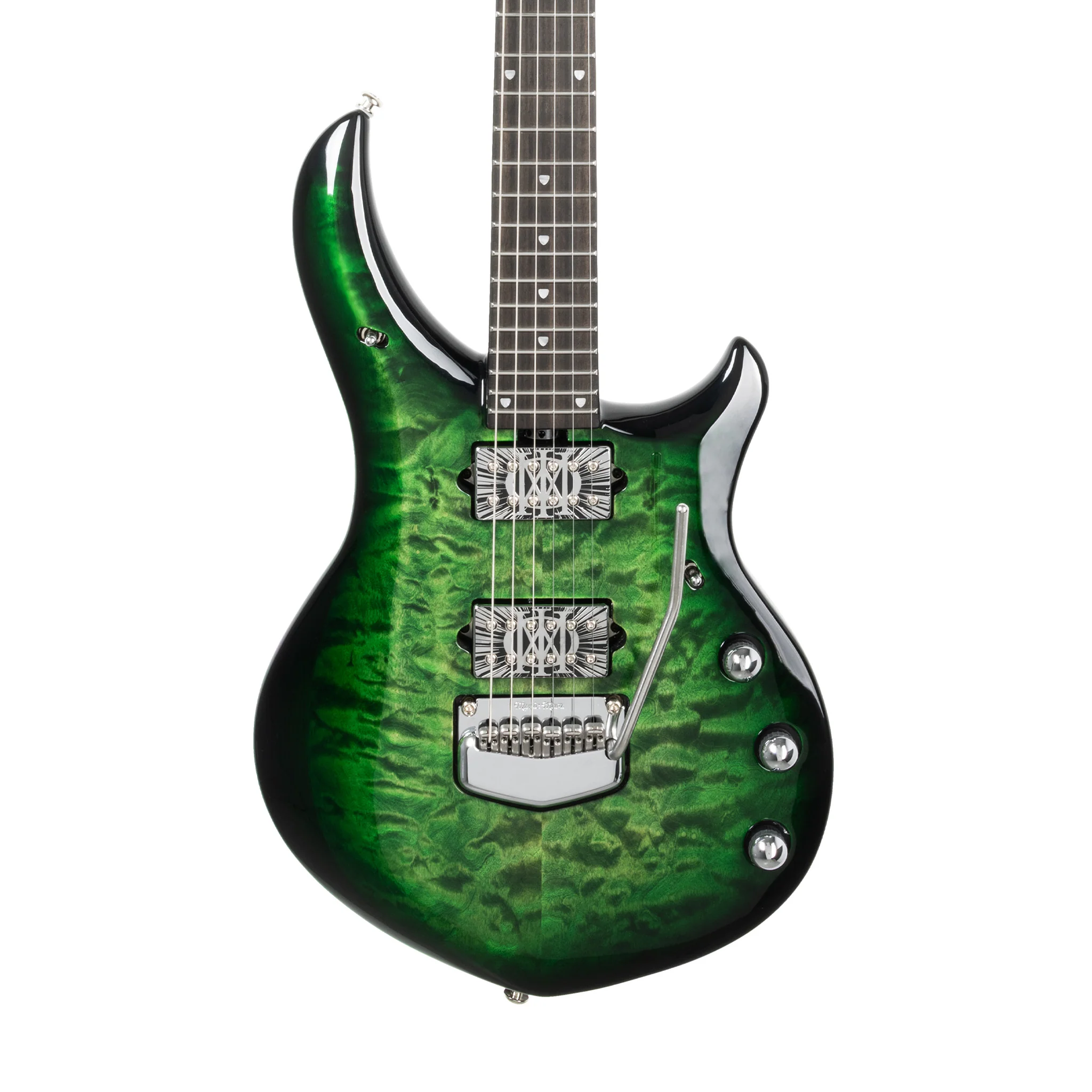 Ernie Ball Music Man BFR John Petrucci Majesty 6 Electric Guitar, Ebony FB, Malachite - Image 3
