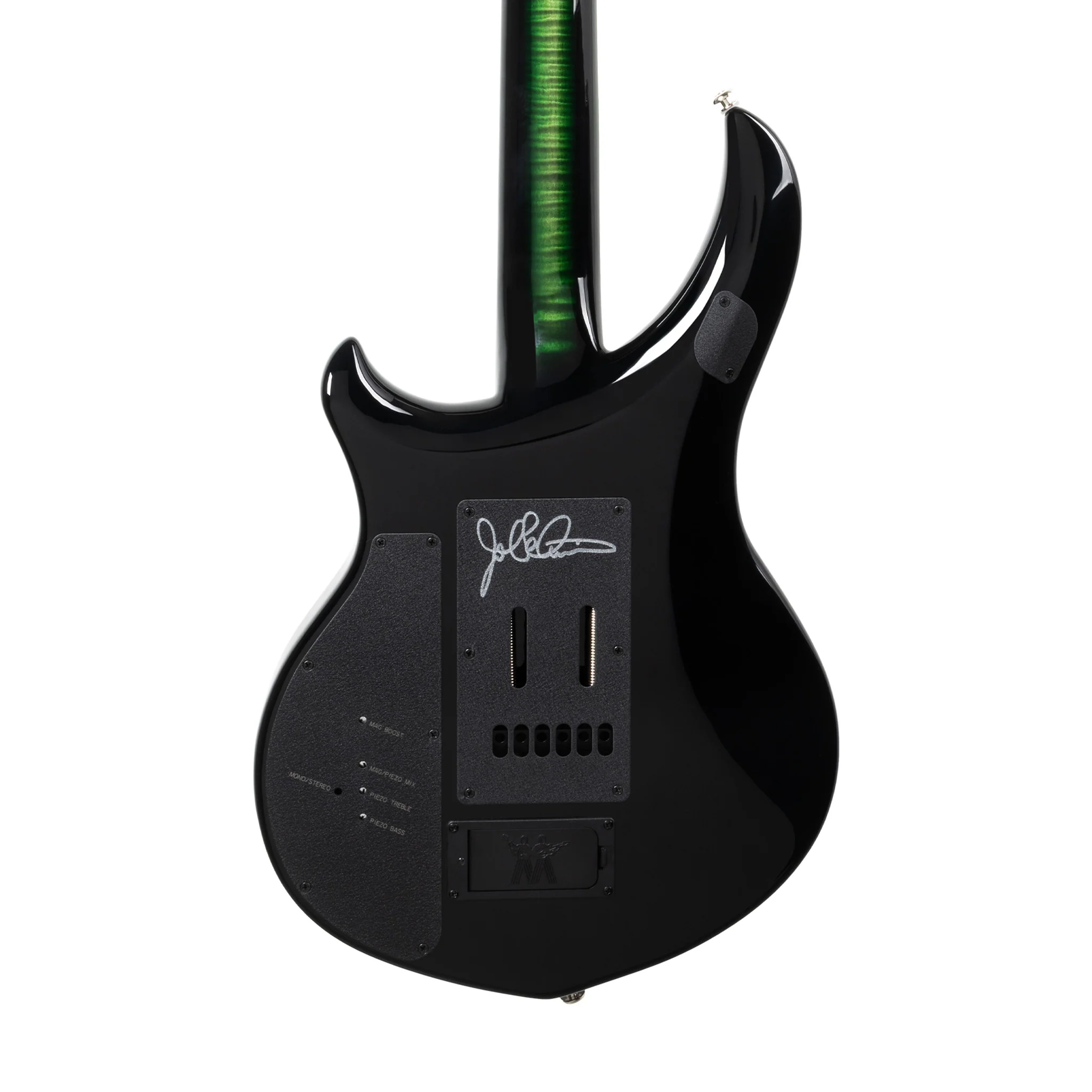 Ernie Ball Music Man BFR John Petrucci Majesty 6 Electric Guitar, Ebony FB, Malachite - Image 4