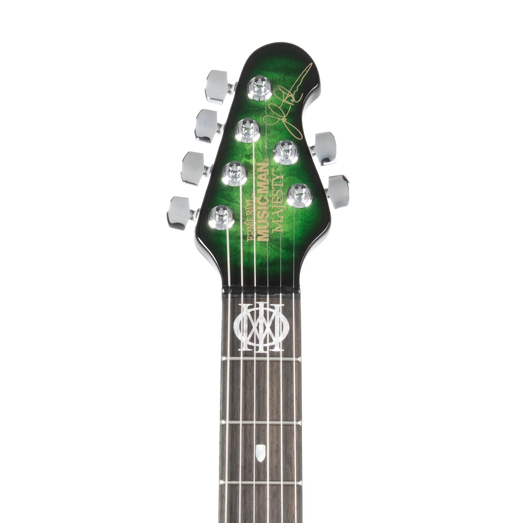 Ernie Ball Music Man BFR John Petrucci Majesty 6 Electric Guitar, Ebony FB, Malachite - Image 5