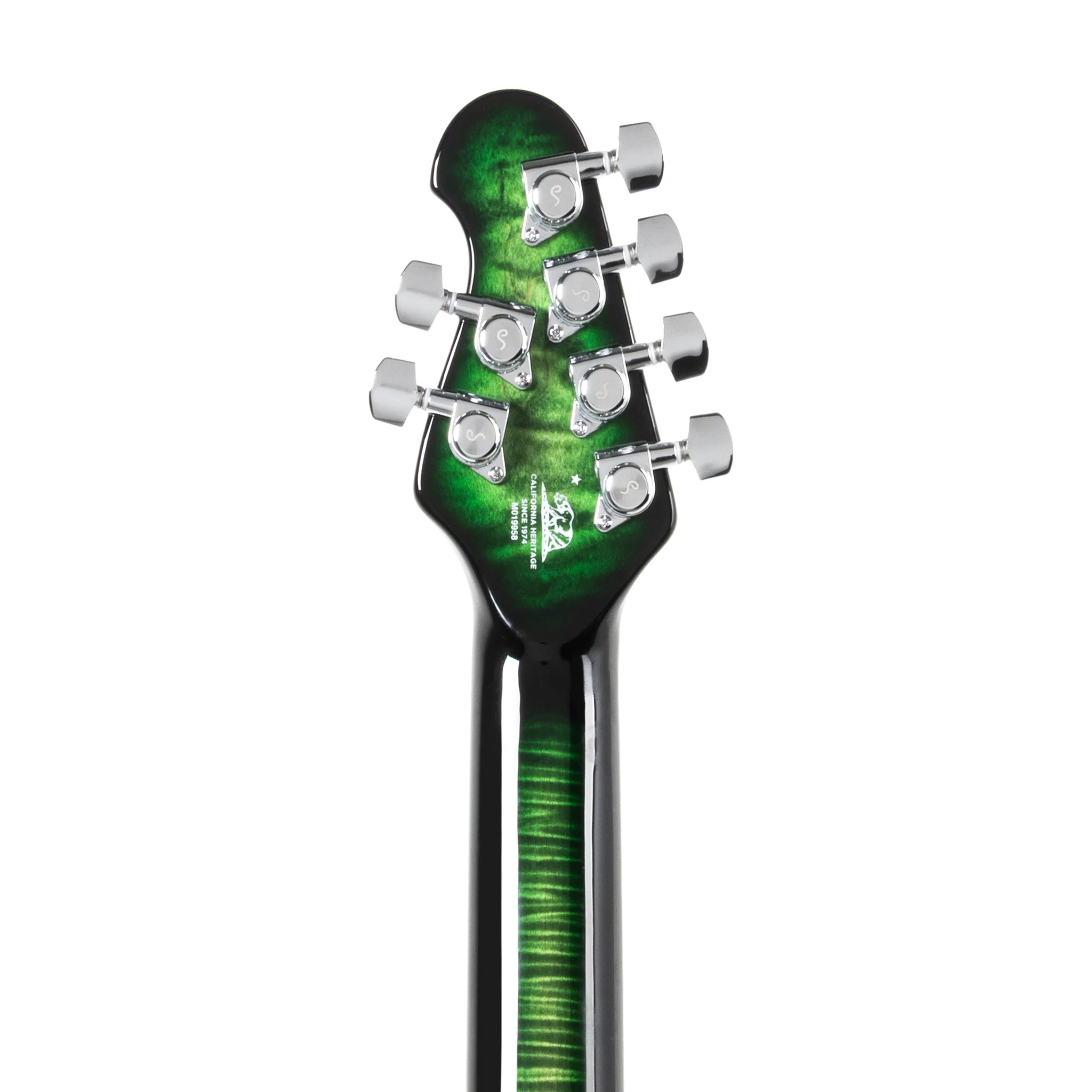 Ernie Ball Music Man BFR John Petrucci Majesty 6 Electric Guitar, Ebony FB, Malachite - Image 6