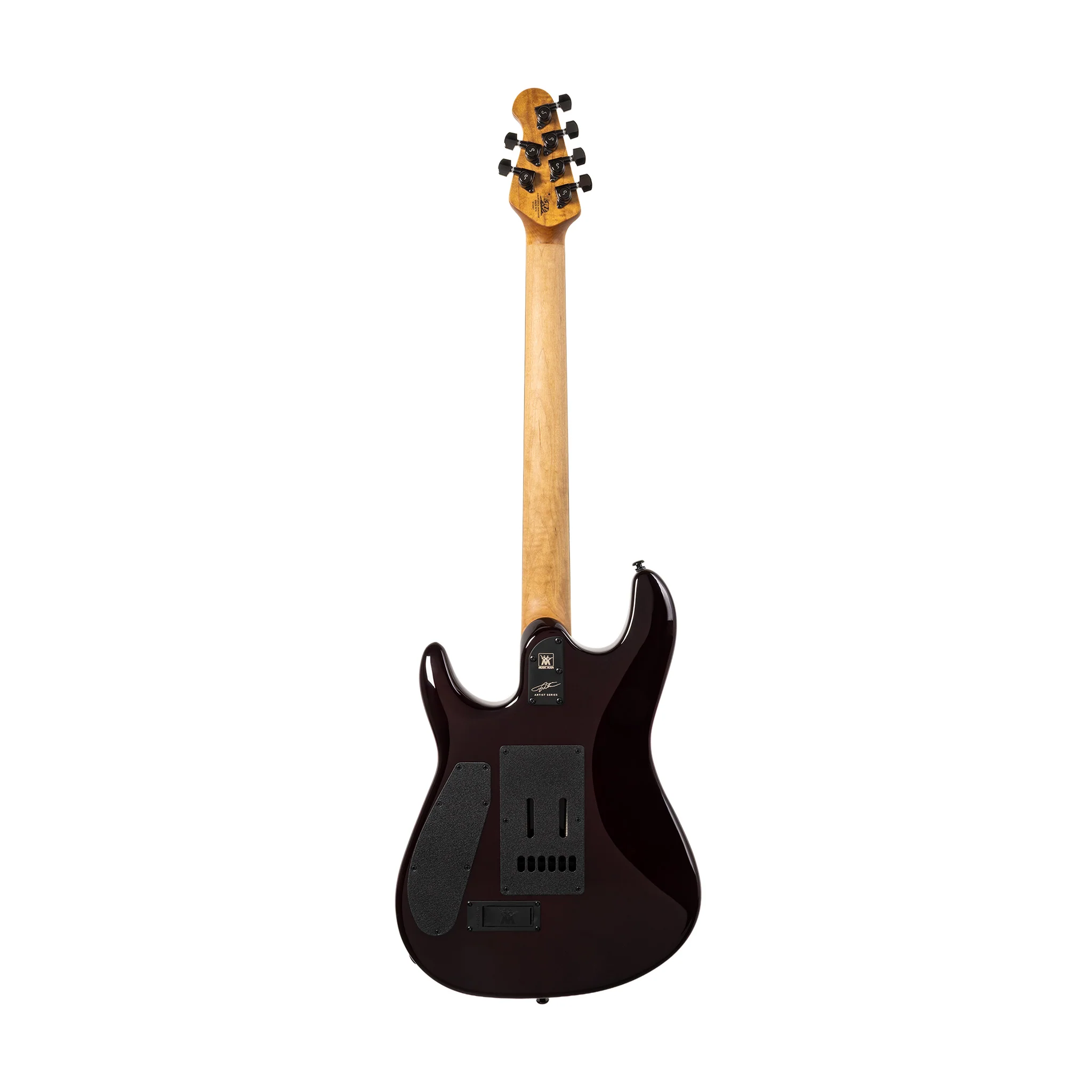Ernie Ball Music Man Jason Richardson Cutlass HT 6 String Electric Guitar, Ebony FB, Death Mountain - Image 2