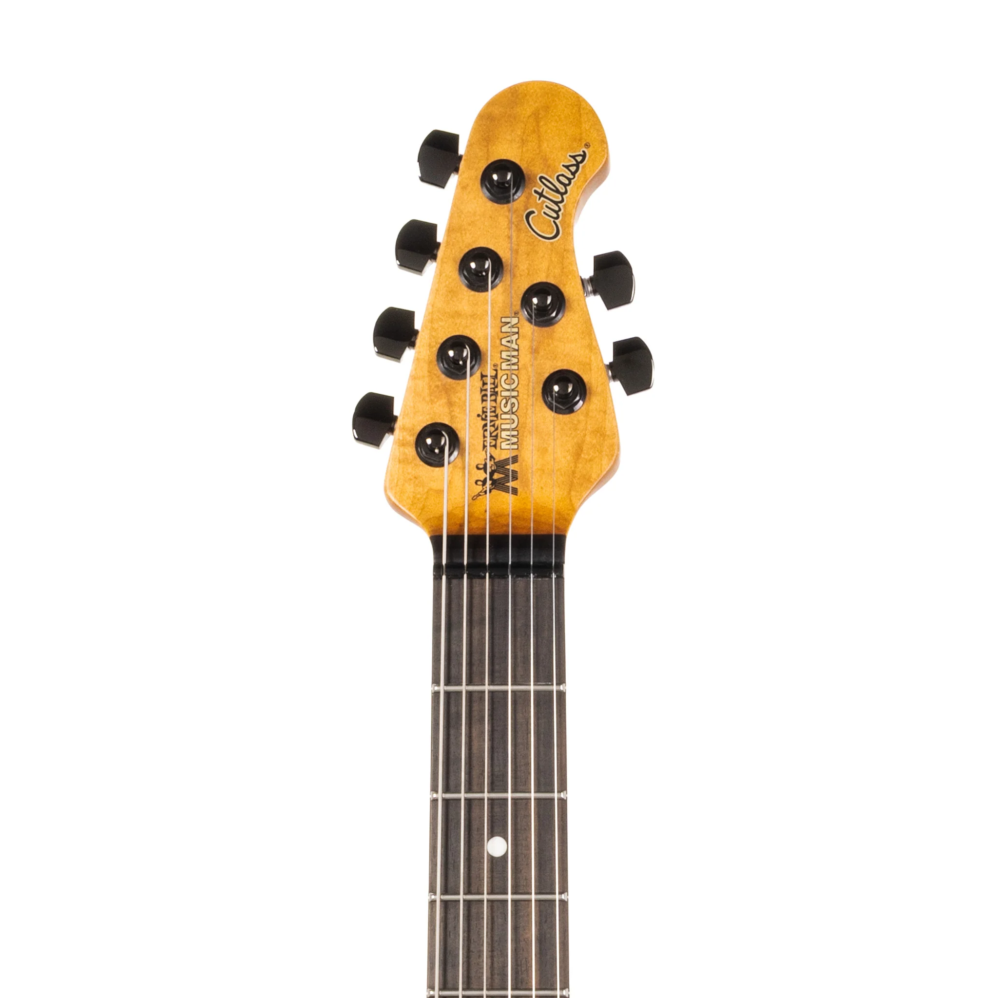 Ernie Ball Music Man Jason Richardson Cutlass HT 6 String Electric Guitar, Ebony FB, Death Mountain - Image 5