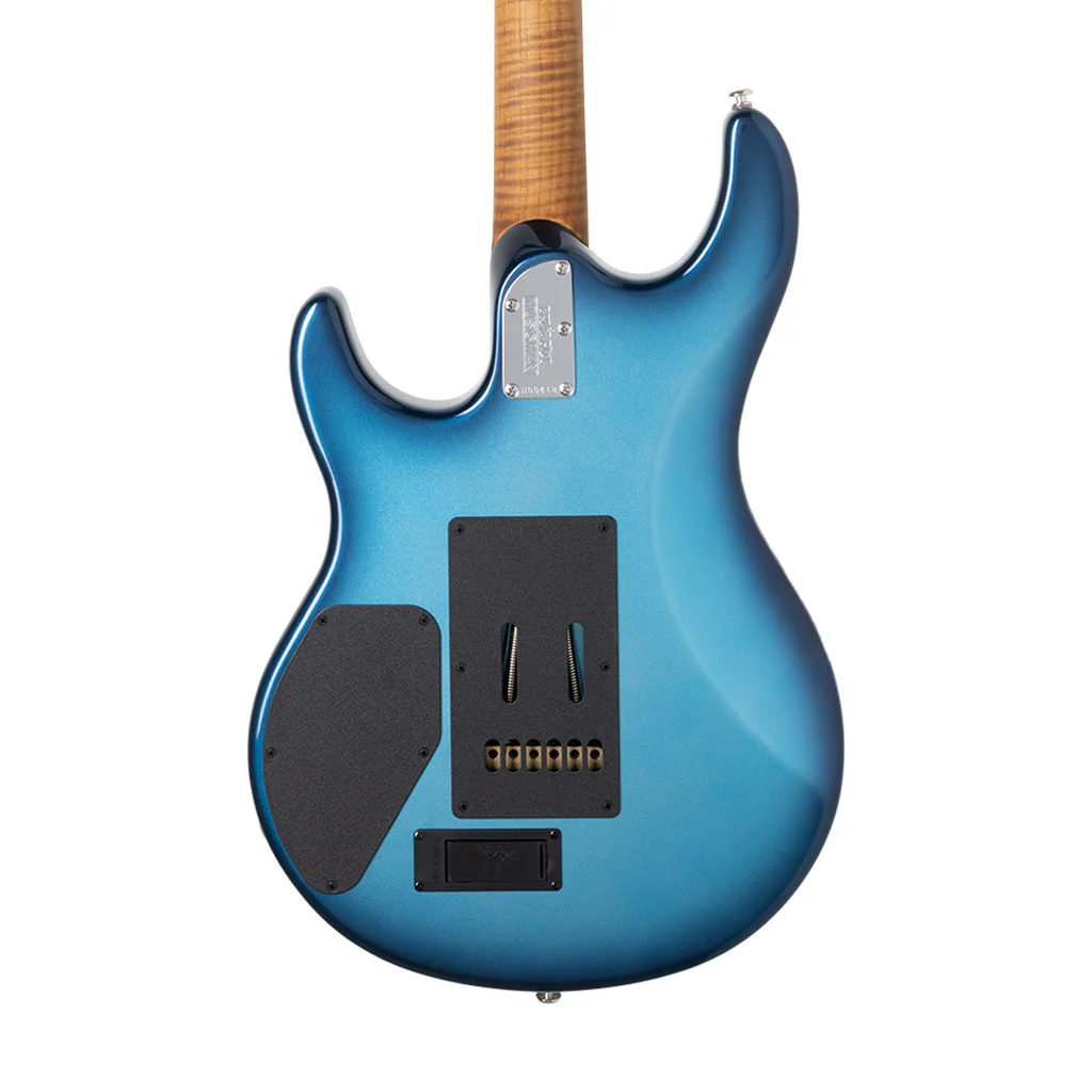 Ernie Ball Music Man Steve Lukather L4 SSS Electric Guitar, RW FB, Blueburst - Image 4