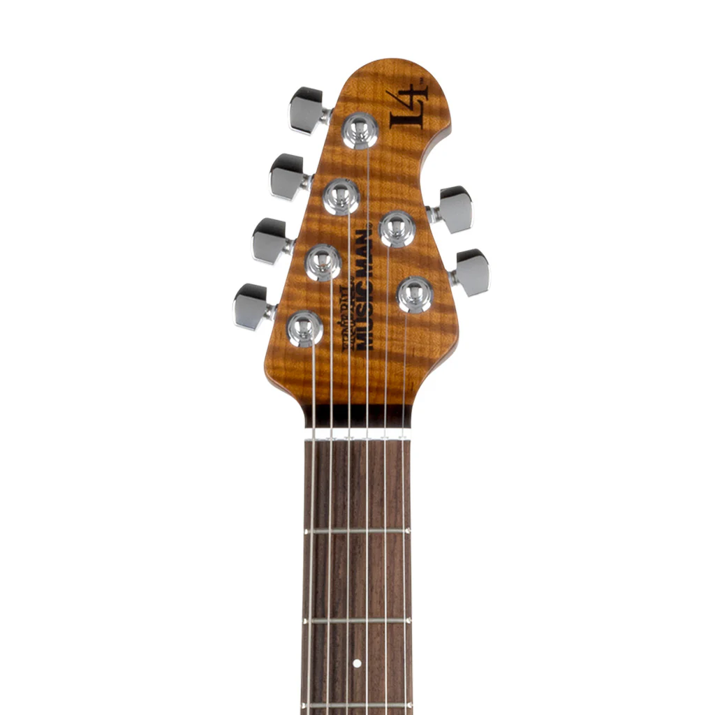 Ernie Ball Music Man Steve Lukather L4 SSS Electric Guitar, RW FB, Blueburst - Image 5