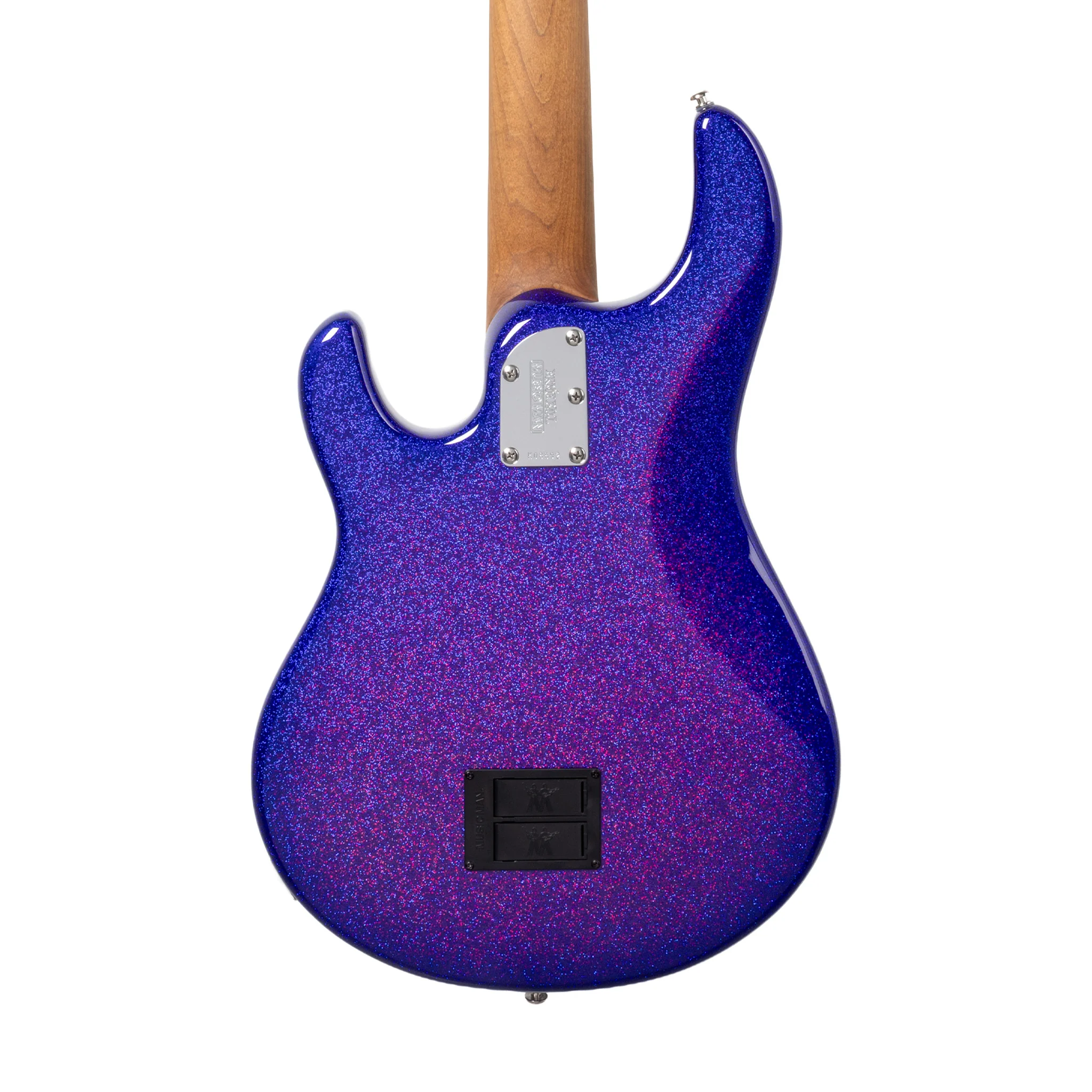 Ernie Ball Music Man StingRay Special 5 HH Bass Guitar, RW FB, Violet Sparkle Burst - Image 4