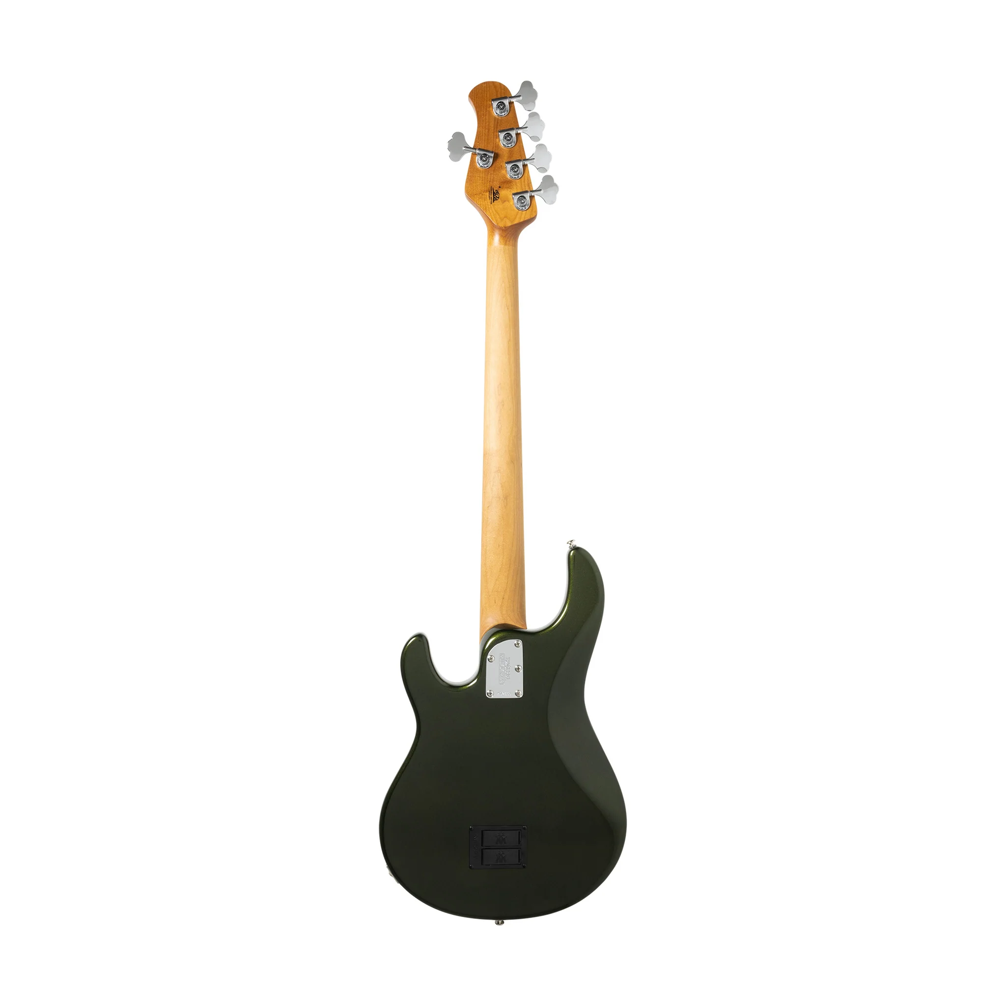 Ernie Ball Music Man StingRay Special 5 HH Bass Guitar w/Chrome Hardware, RW FB, Fallout Green - Image 2