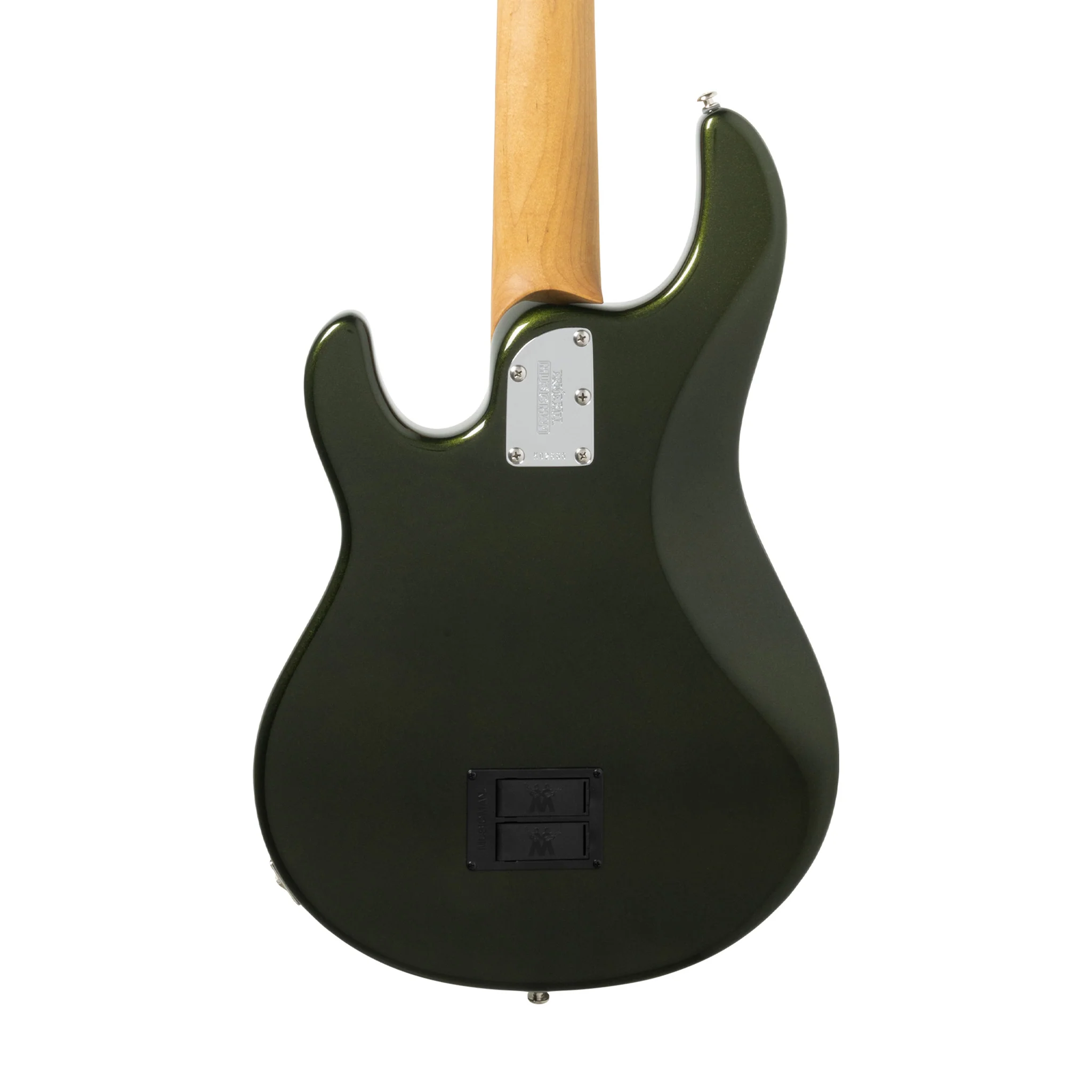 Ernie Ball Music Man StingRay Special 5 HH Bass Guitar w/Chrome Hardware, RW FB, Fallout Green - Image 4