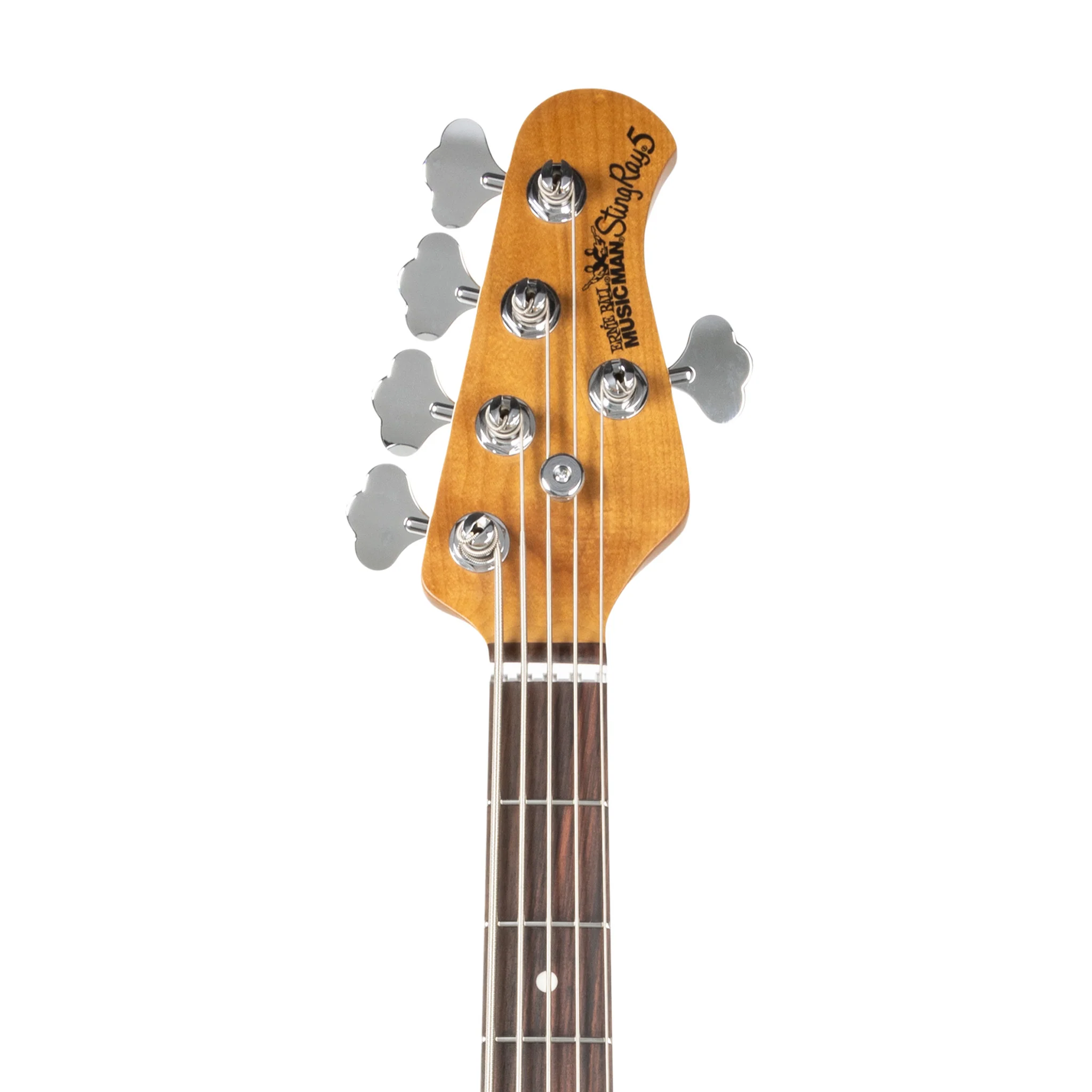 Ernie Ball Music Man StingRay Special 5 HH Bass Guitar w/Chrome Hardware, RW FB, Fallout Green - Image 5