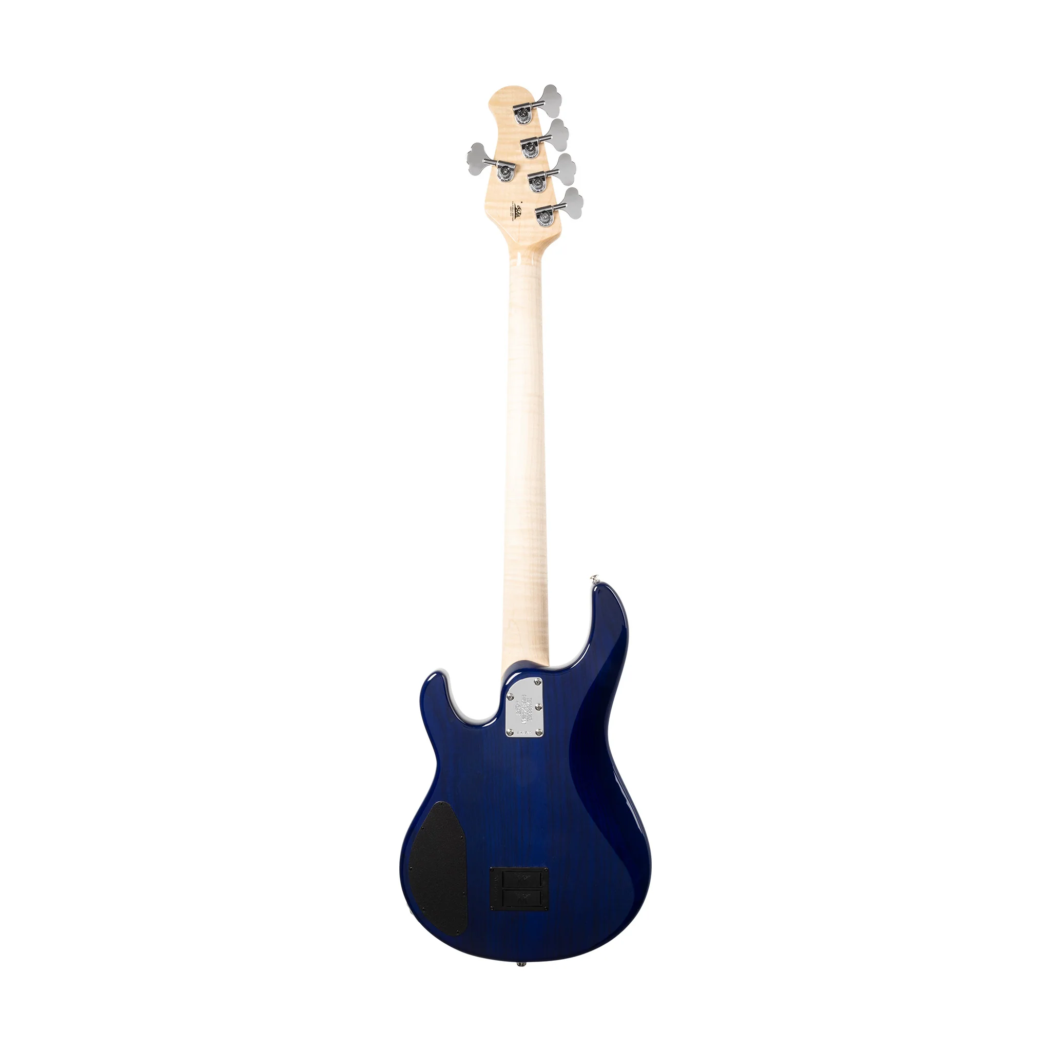 Ernie Ball Music Man StingRay Special 5 Maple Top HH Bass Guitar w/Chrome Hardware, Paua Blue Burst - Image 2