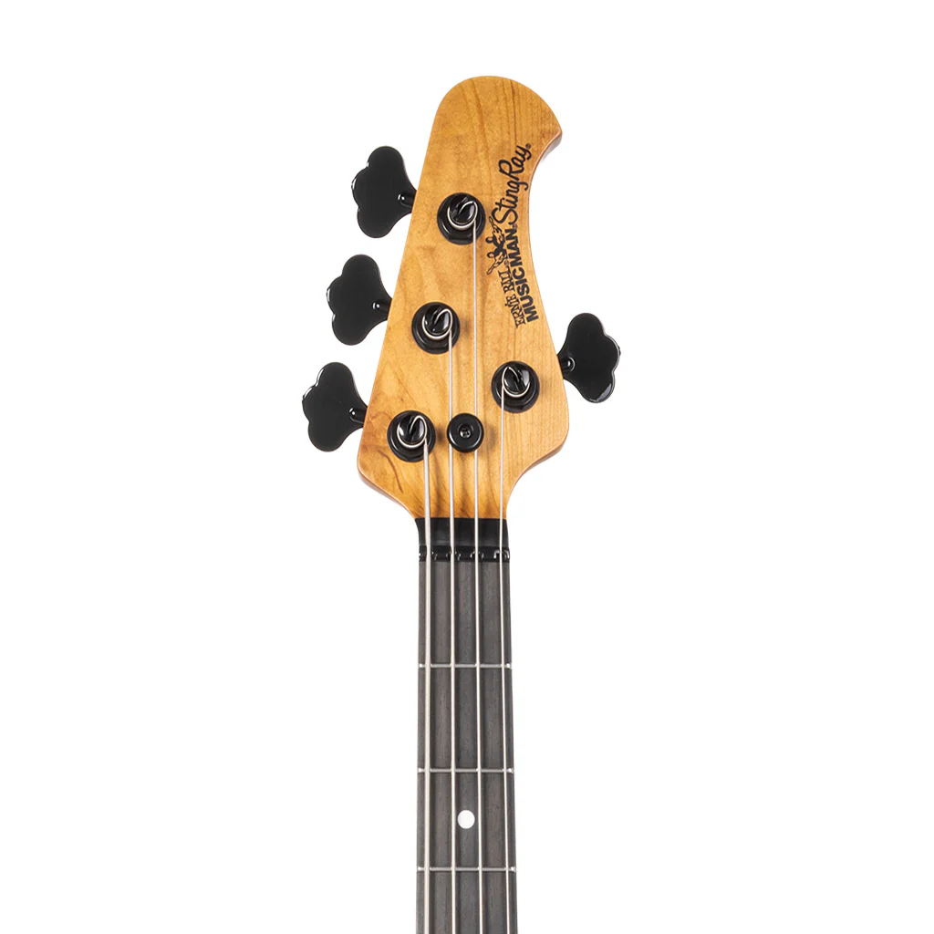 Ernie Ball Music Man StingRay Special Bass Guitar, Ebony FB, Mean Blue Burst - Image 5