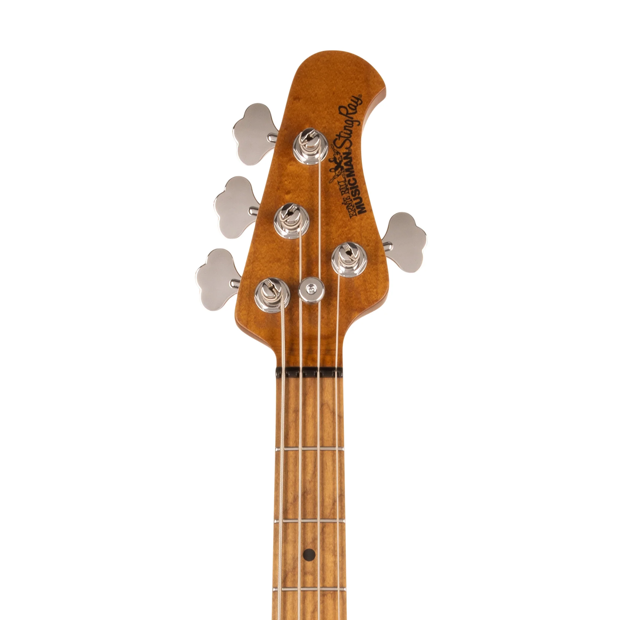 Ernie Ball Music Man StingRay Special Bass Guitar, Maple FB, Hot Honey - Image 5