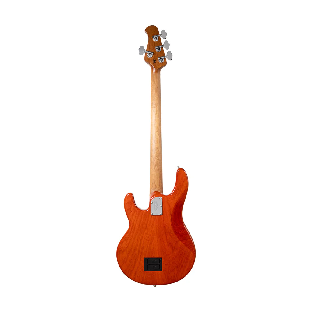 Ernie Ball Music Man StingRay Special Bass Guitar, RW FB, Translucent Orange - Image 2