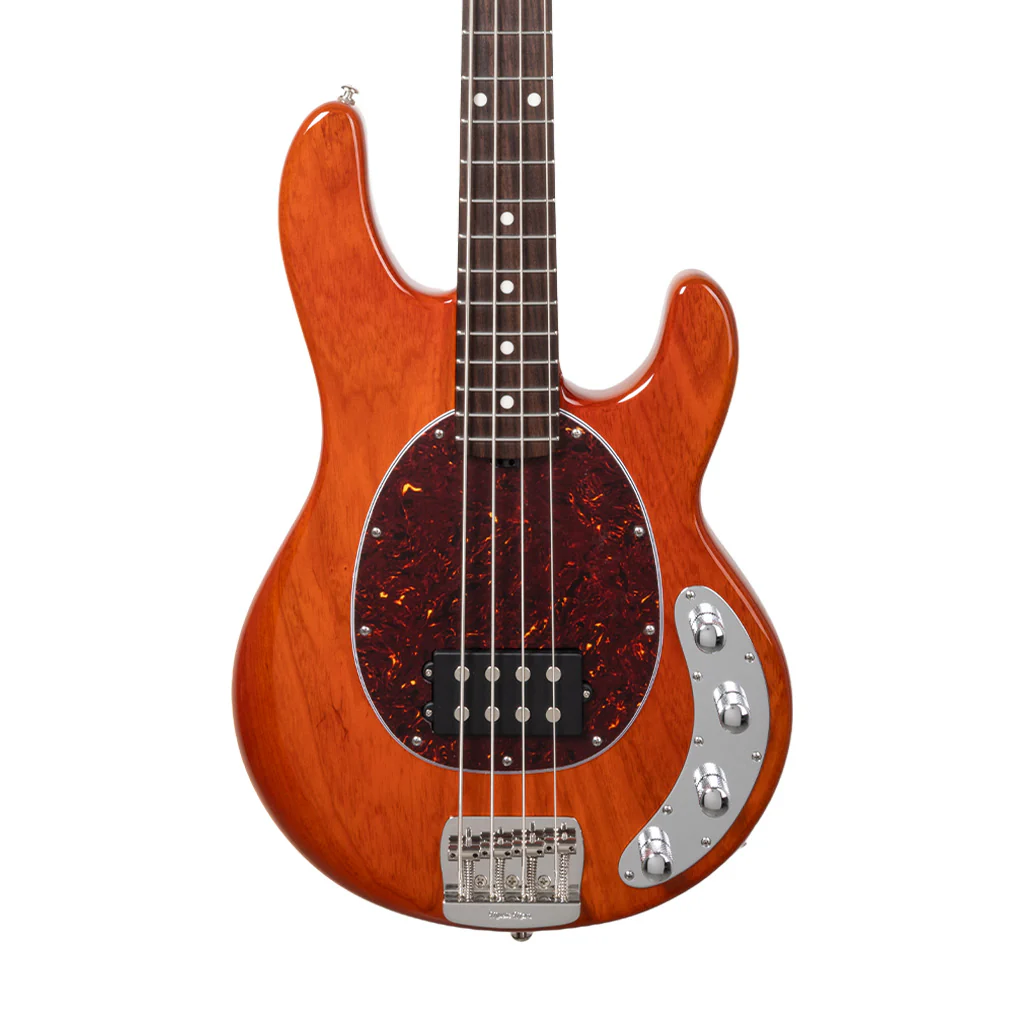 Ernie Ball Music Man StingRay Special Bass Guitar, RW FB, Translucent Orange - Image 3