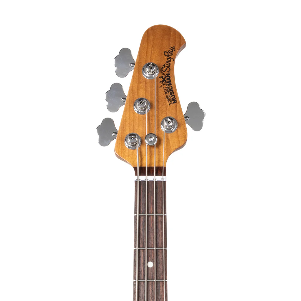 Ernie Ball Music Man StingRay Special Bass Guitar, RW FB, Translucent Orange - Image 5