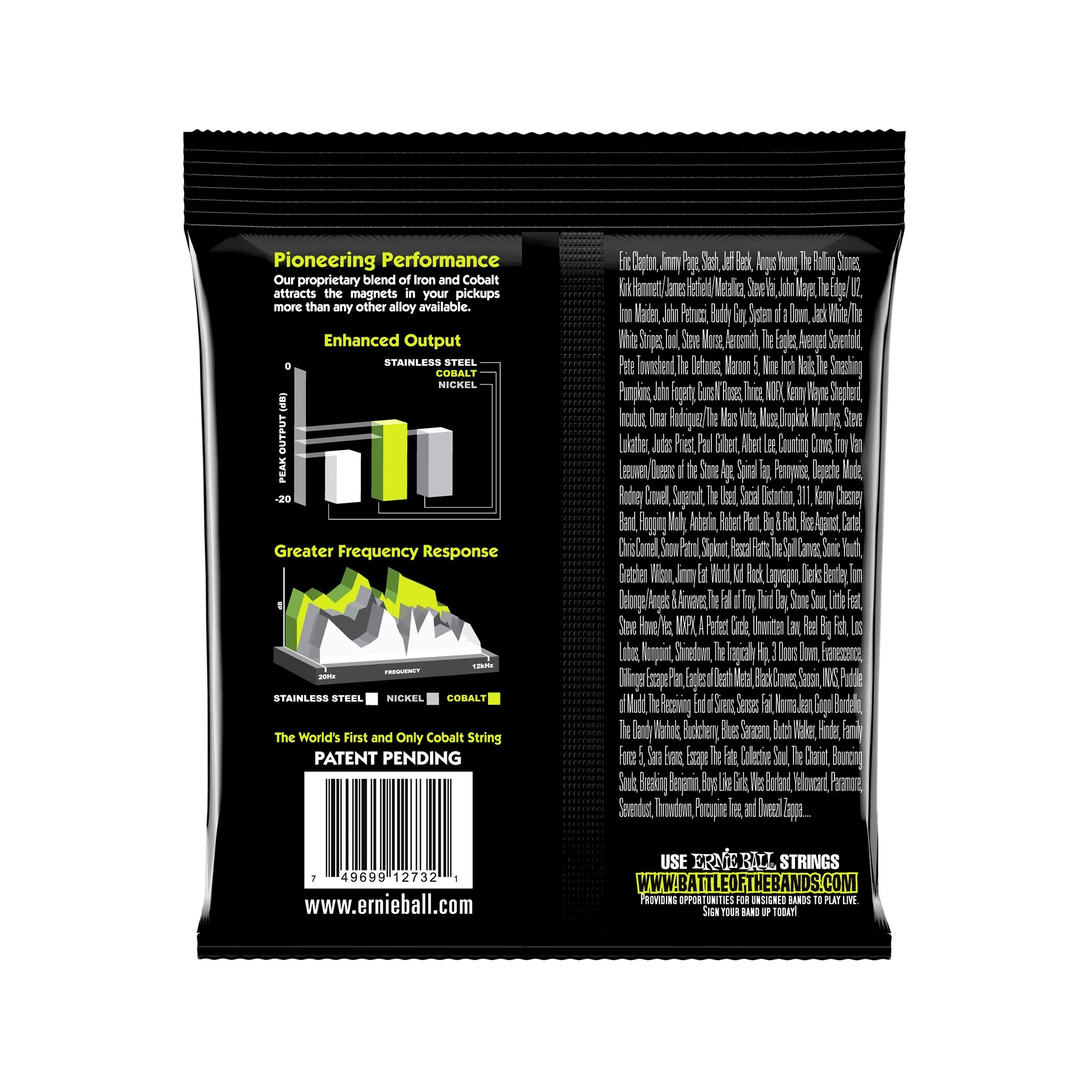 Ernie Ball Regular Slinky Cobalt Electric Bass Strings, 50-105 - Image 2