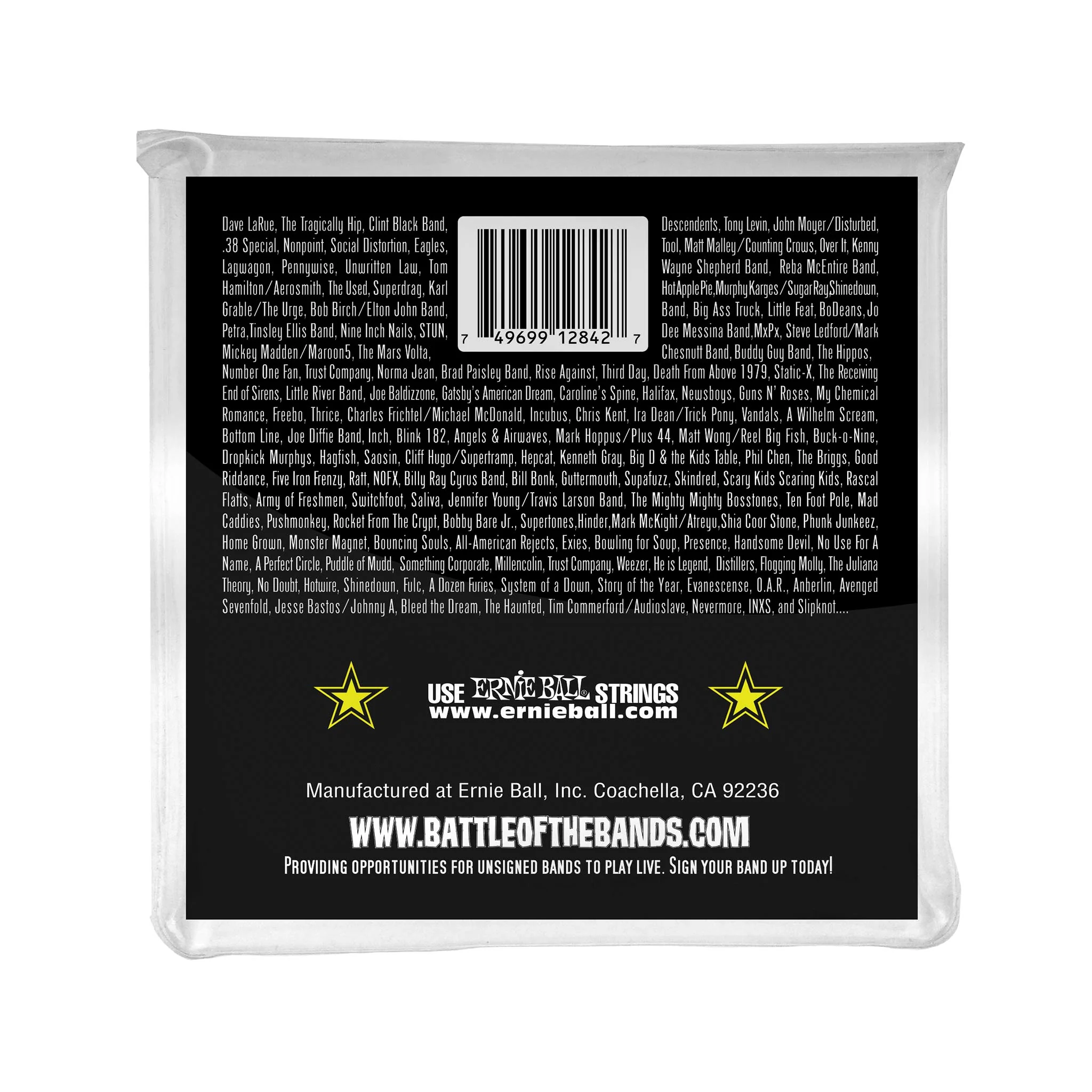 Ernie Ball Regular Slinky Stainless Steel Electric Bass Strings, 50-105 - Image 2
