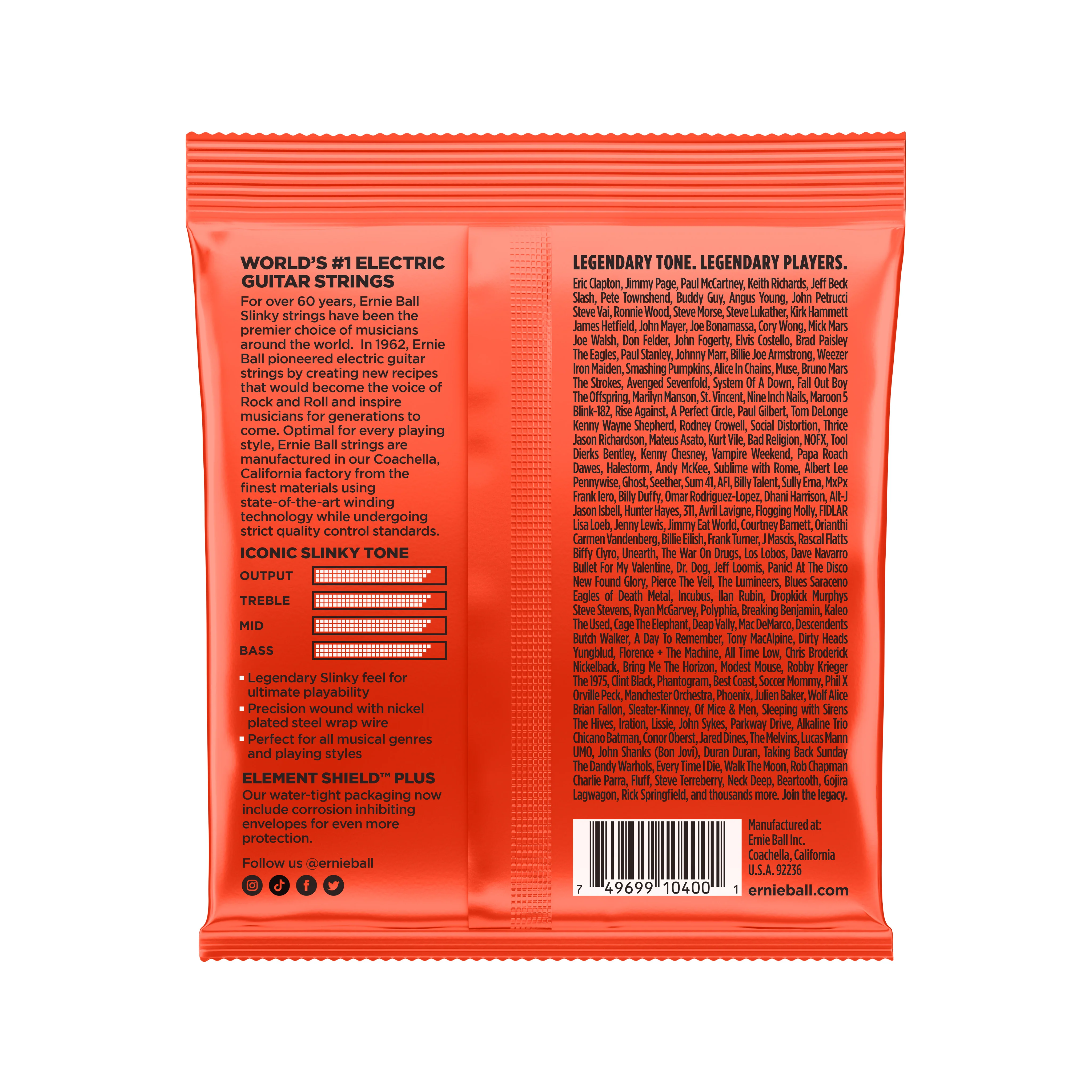 Ernie Ball Skinny Top / Heavy Bottom Slinky 7-String Nickel Wound Electric Guitar Strings 10-62 - Image 2