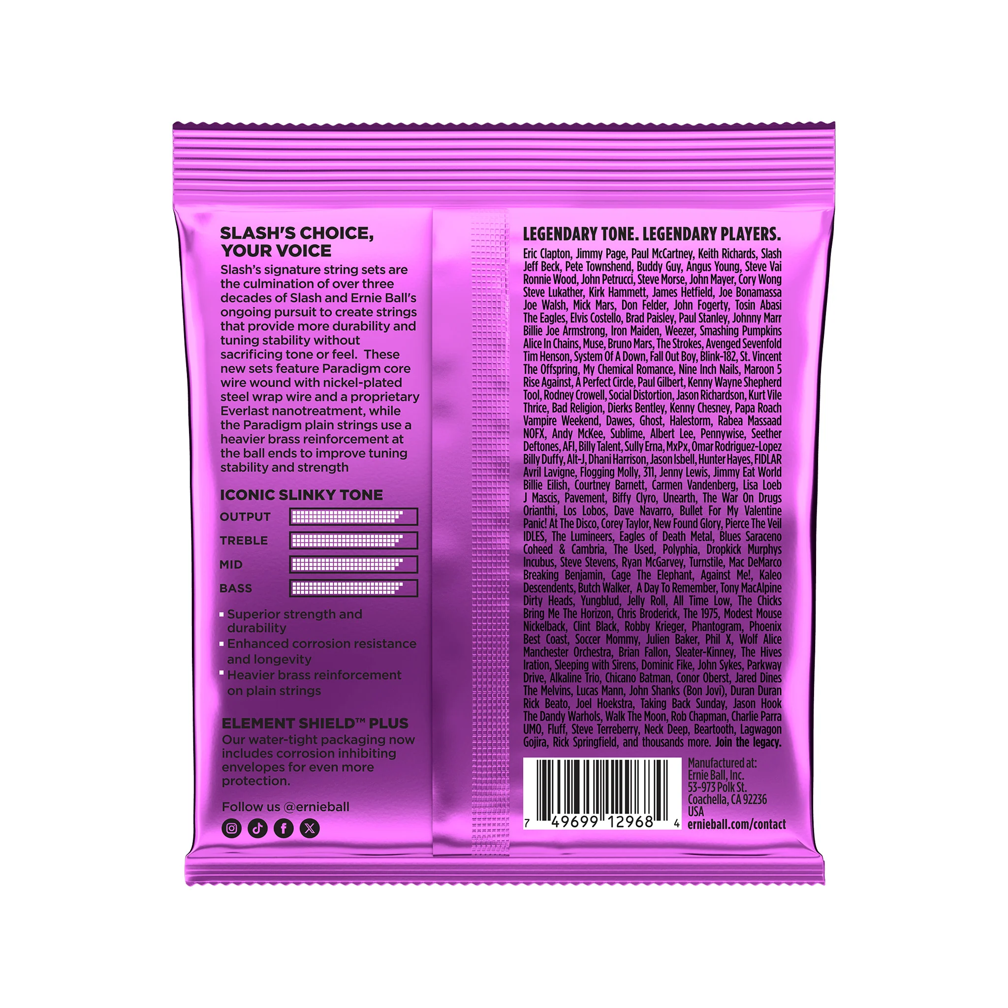 Ernie Ball Slash Signature Electric Guitar Strings, 11-48 - Image 2