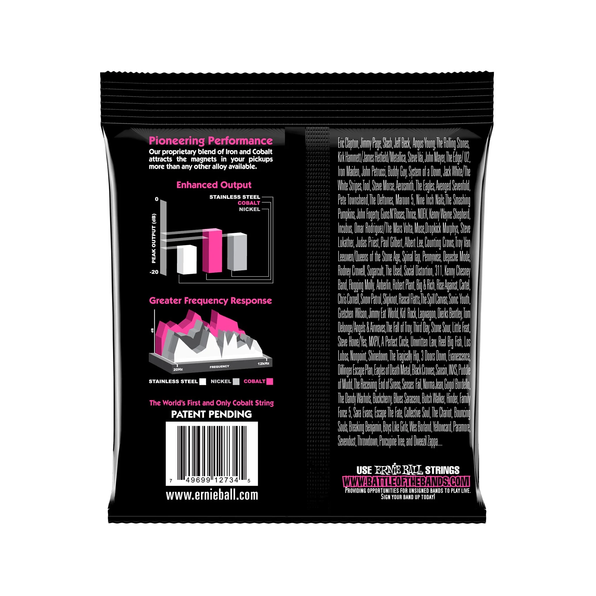Ernie Ball Super Slinky Cobalt Electric Bass Strings, 45-100 - Image 2