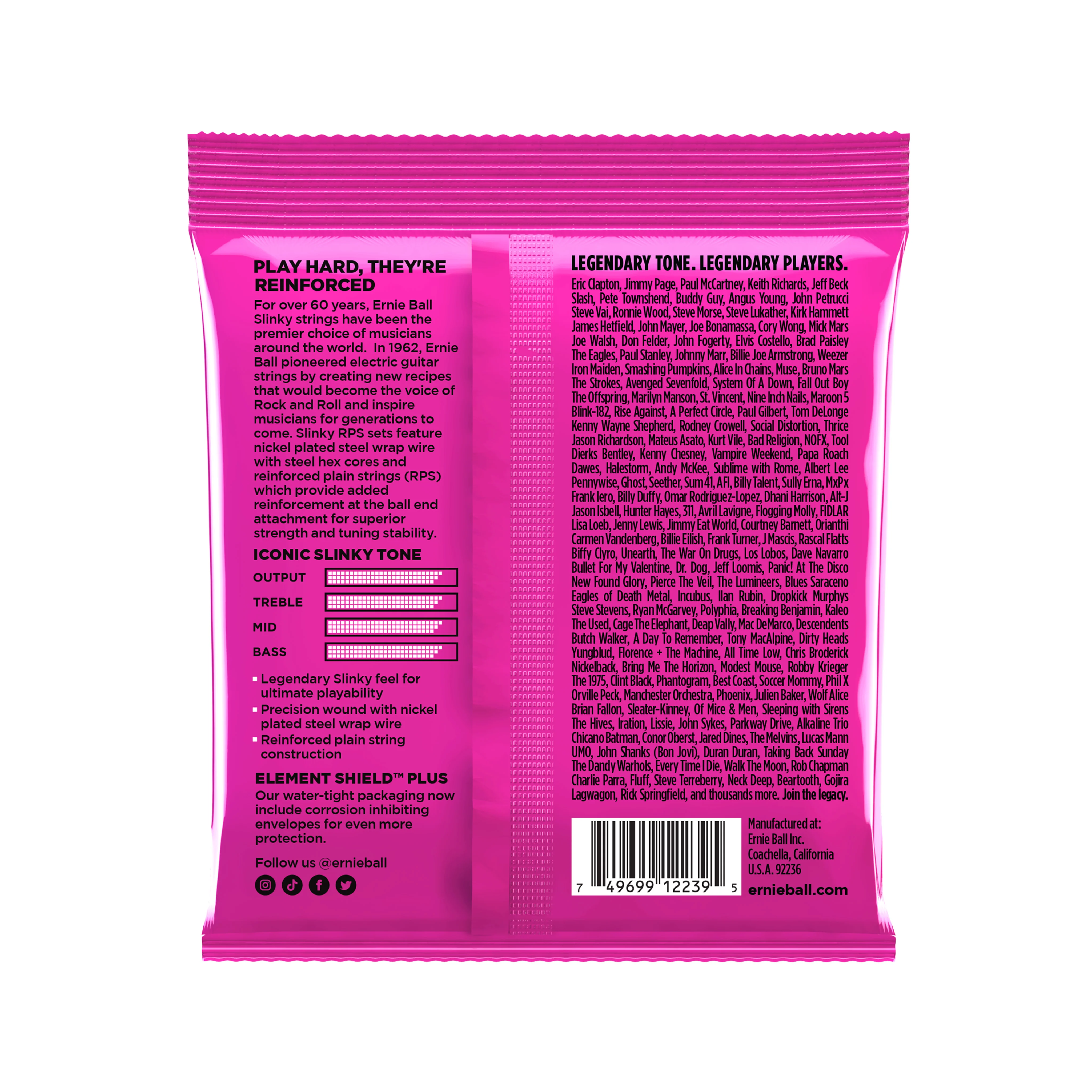 Ernie Ball Super Slinky RPS Nickel Wound Electric Guitar Strings, 9-42 - Image 2