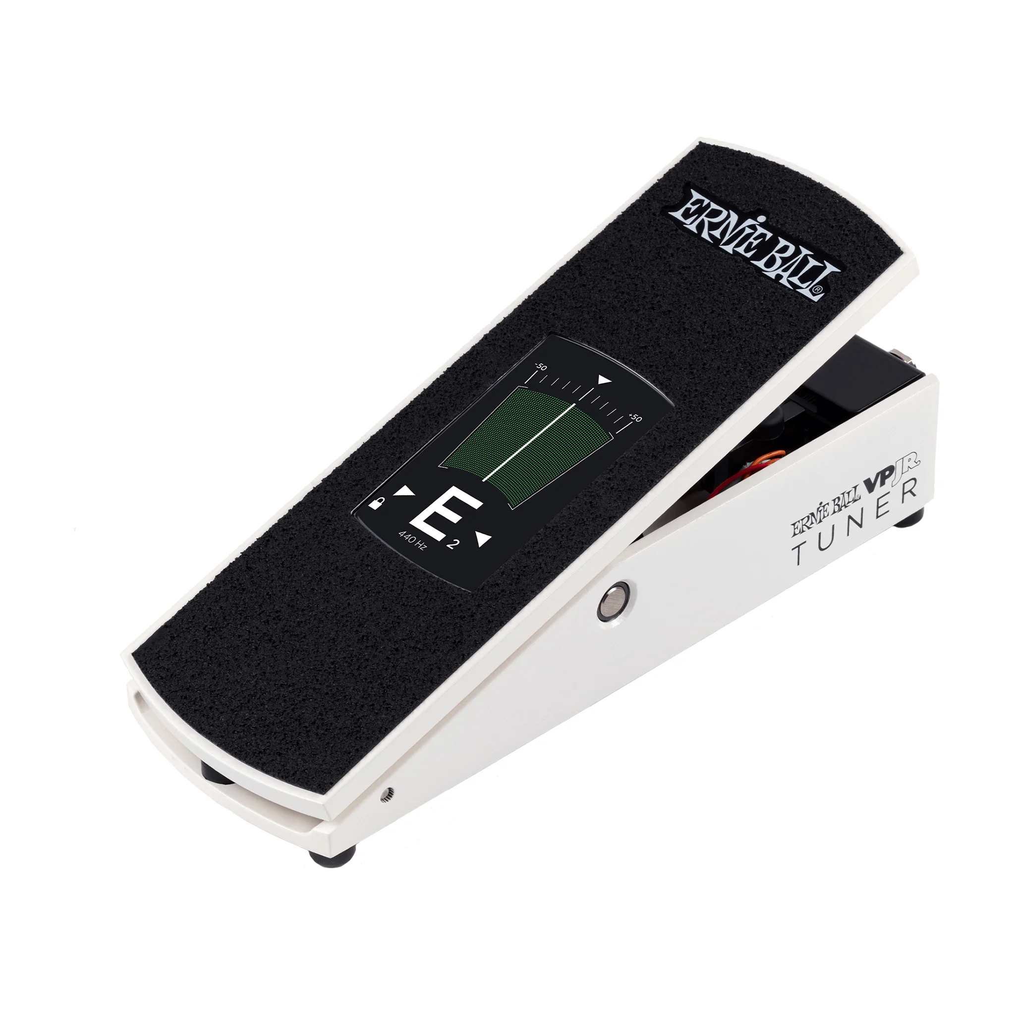 Ernie Ball VPJR Tuner/Volume Guitar Pedal, White