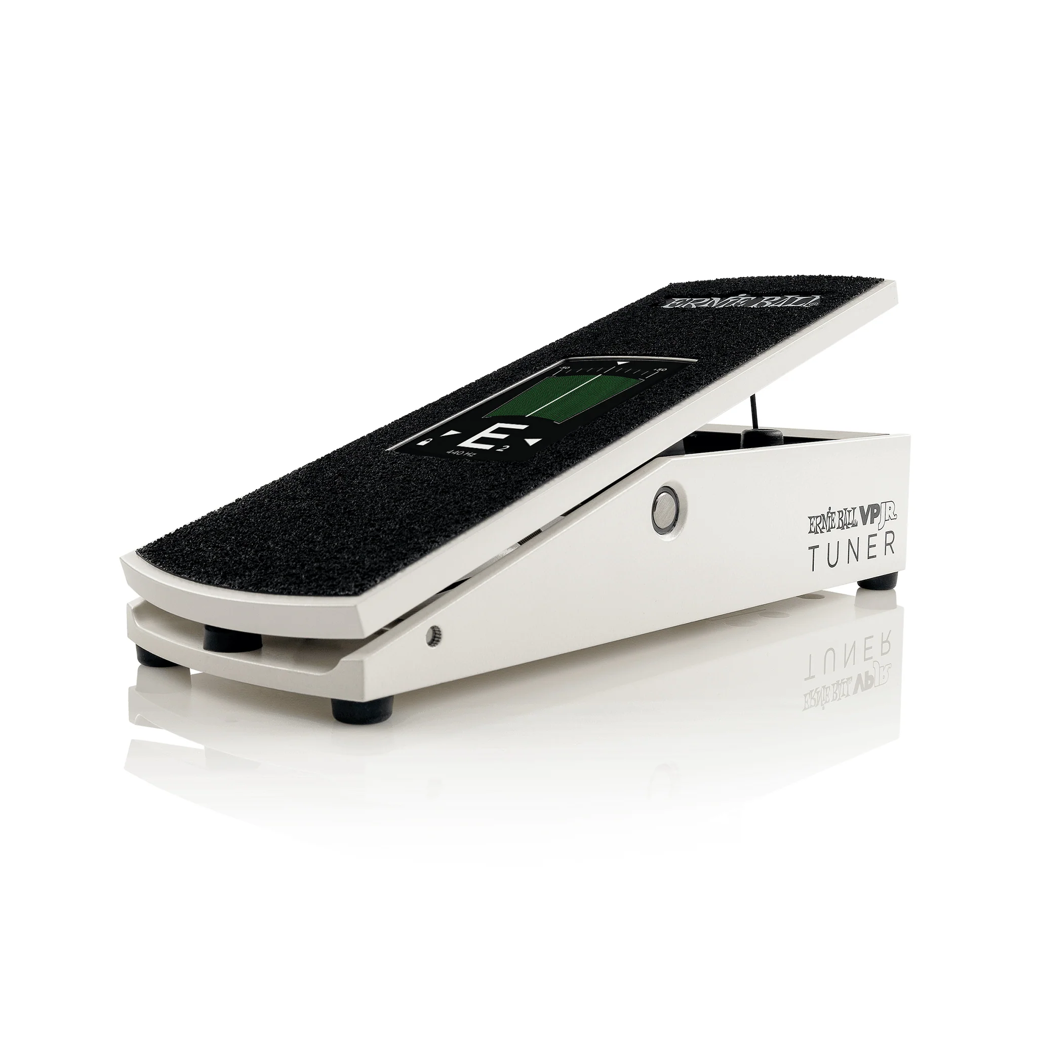 Ernie Ball VPJR Tuner/Volume Guitar Pedal, White - Image 3