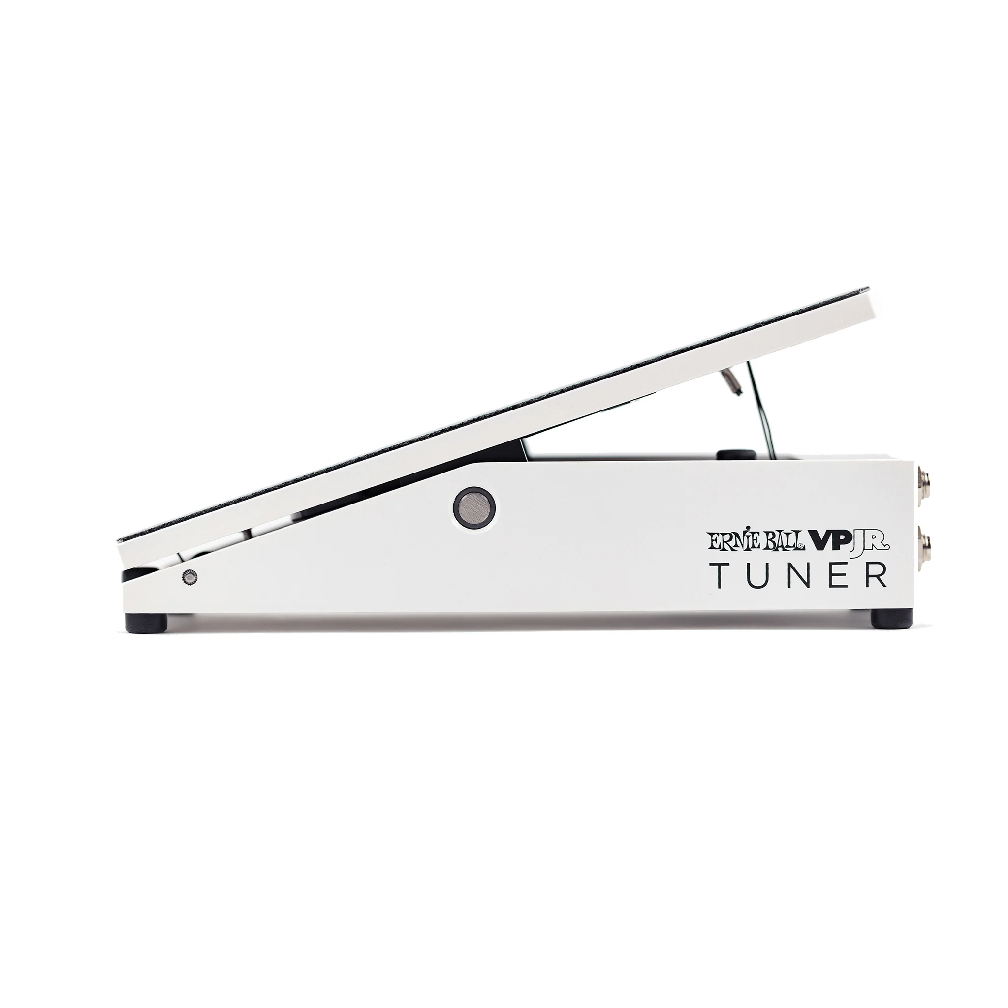 Ernie Ball VPJR Tuner/Volume Guitar Pedal, White - Image 4