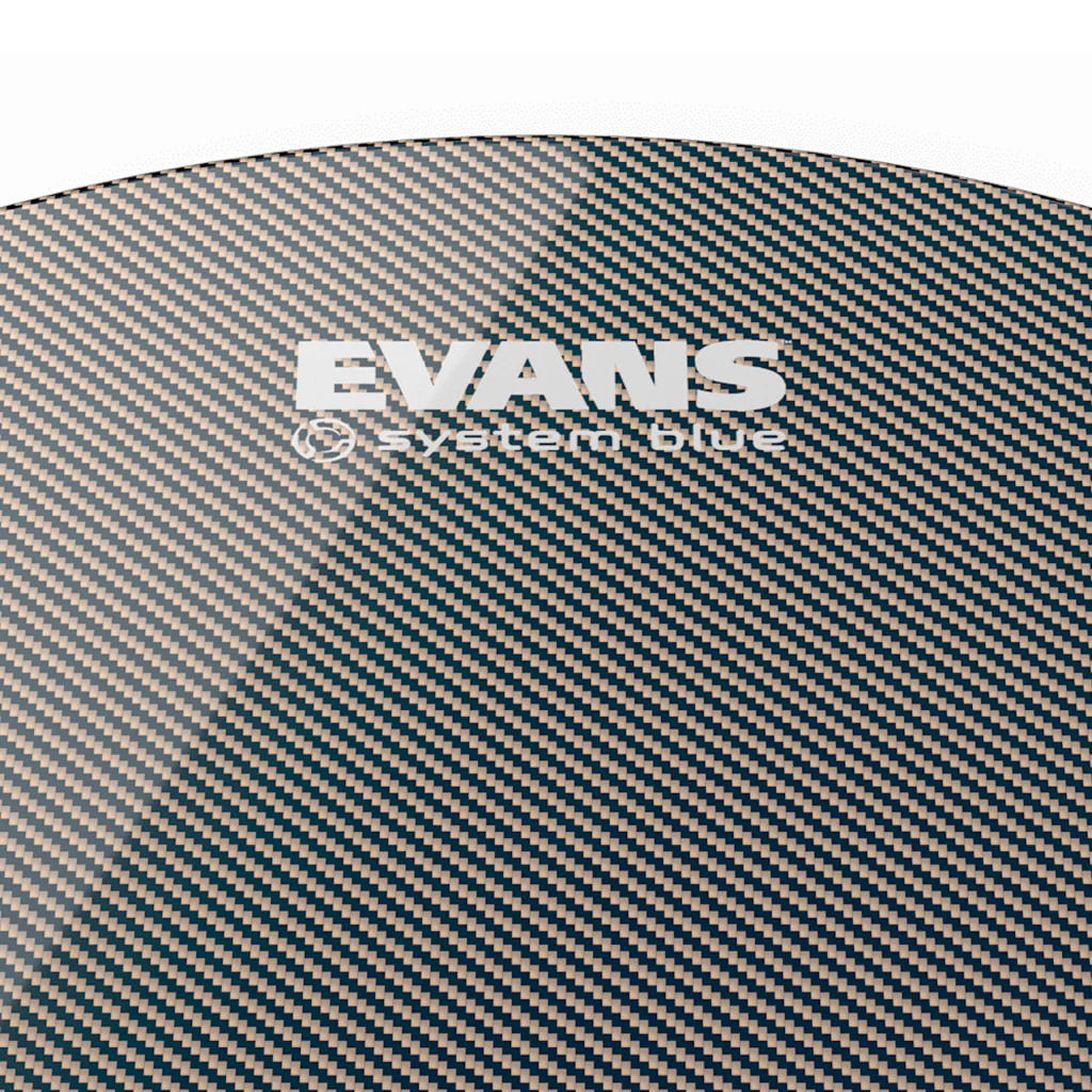 Evans SB14MSB 14inch System Blue Marching Snare Drumhead - Image 2