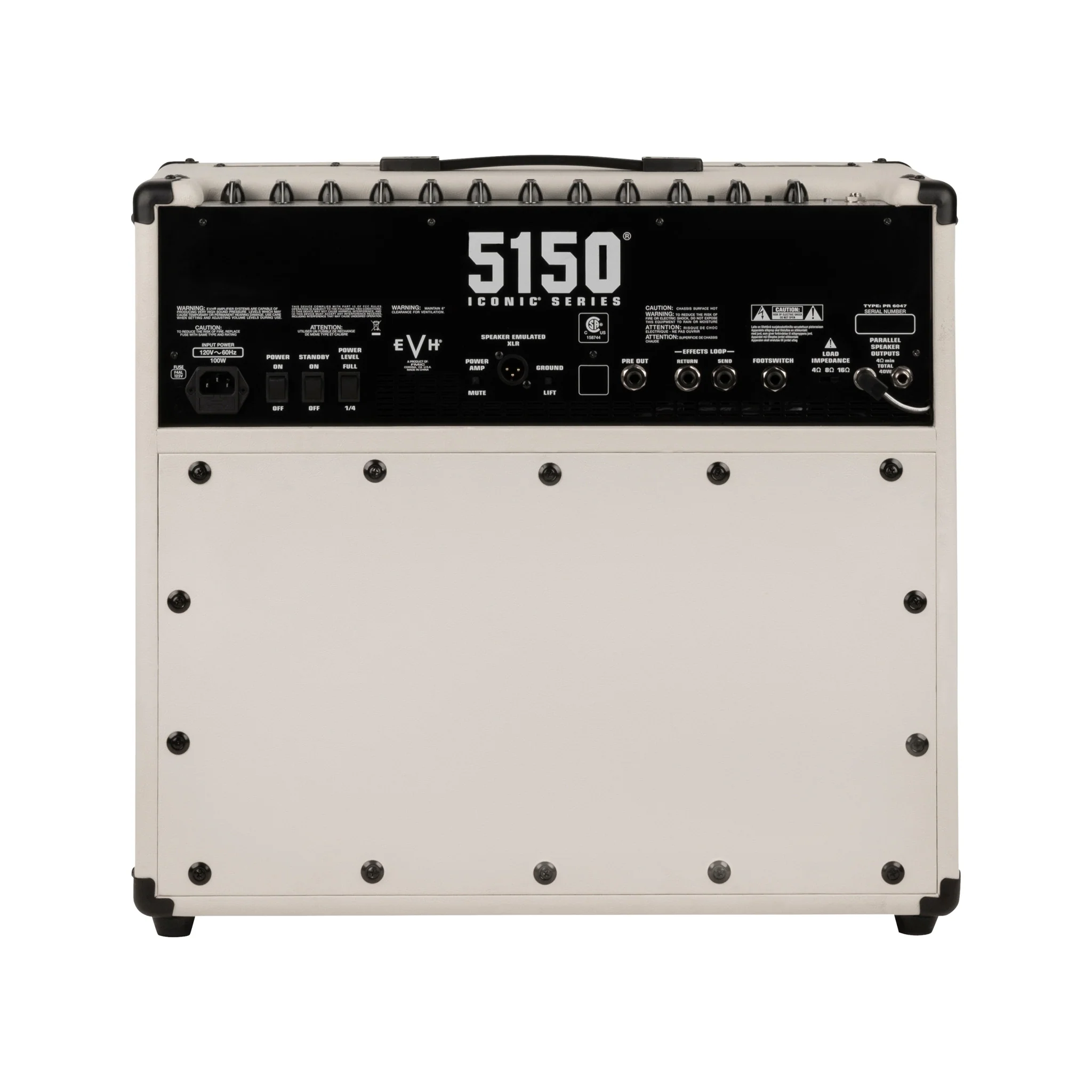 EVH 5150 Iconic 40W Guitar Amplifier, Ivory, 230V EUR - Image 2