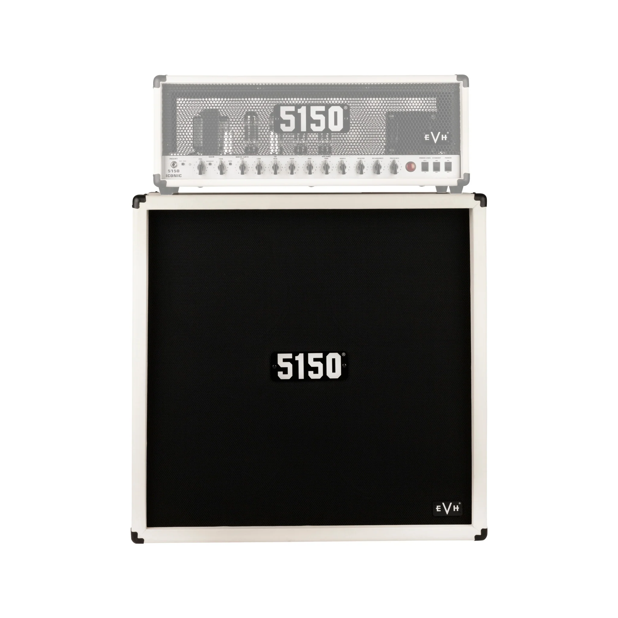 EVH 5150 Iconic 80W 4x12" Straight Cabinet, Ivory - Image 3