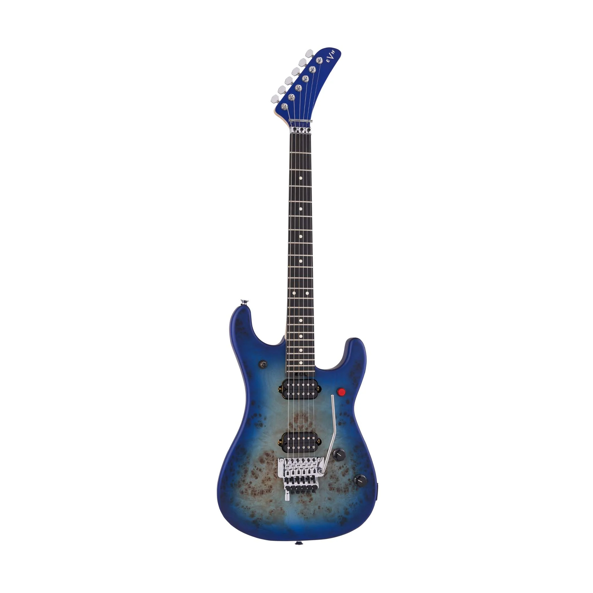 EVH 5150 Series Deluxe Poplar Burl Electric Guitar, Aqua Burst - Image 3