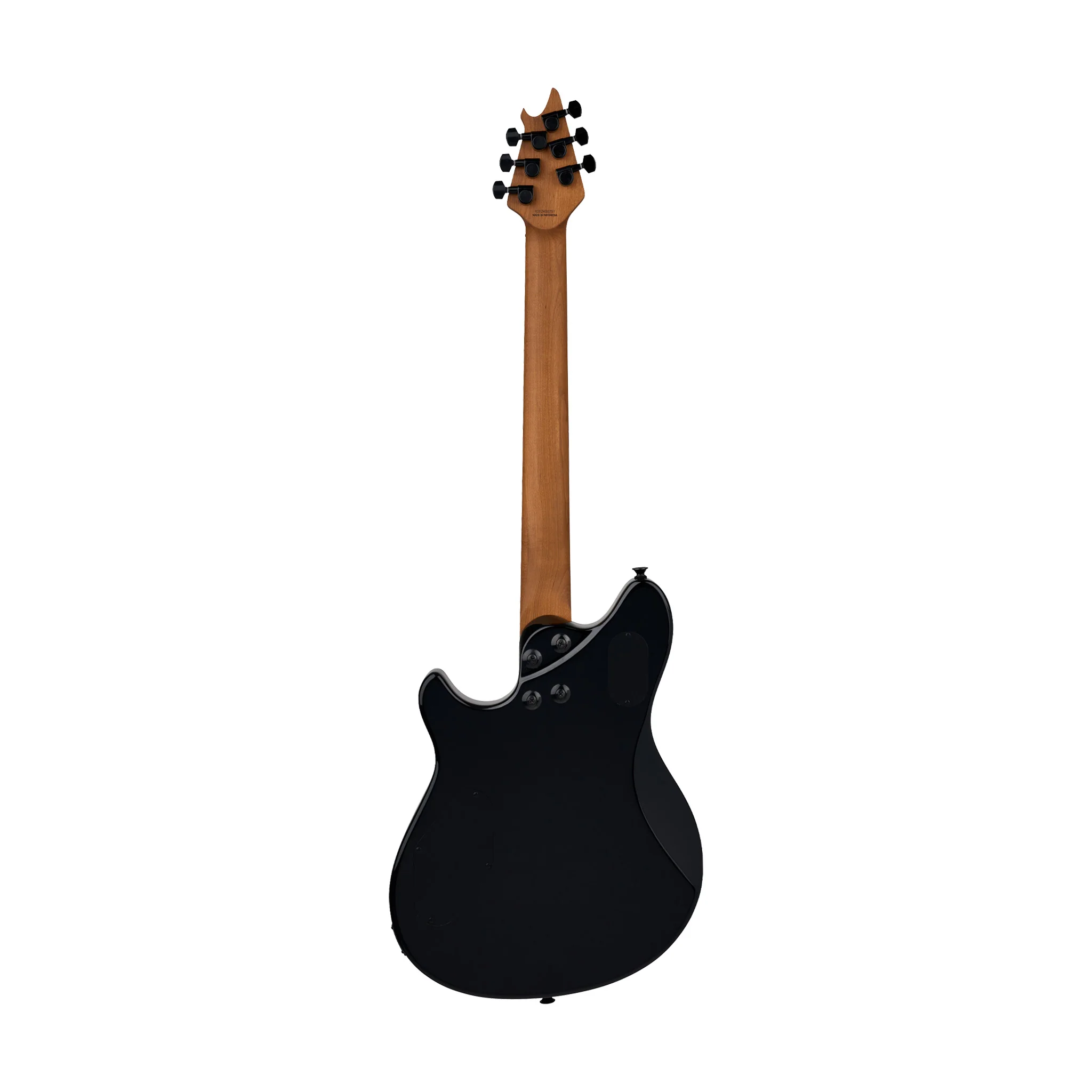 EVH Wolfgang Standard TOM Electric Guitar, Baked Maple FB, Gloss Black - Image 2