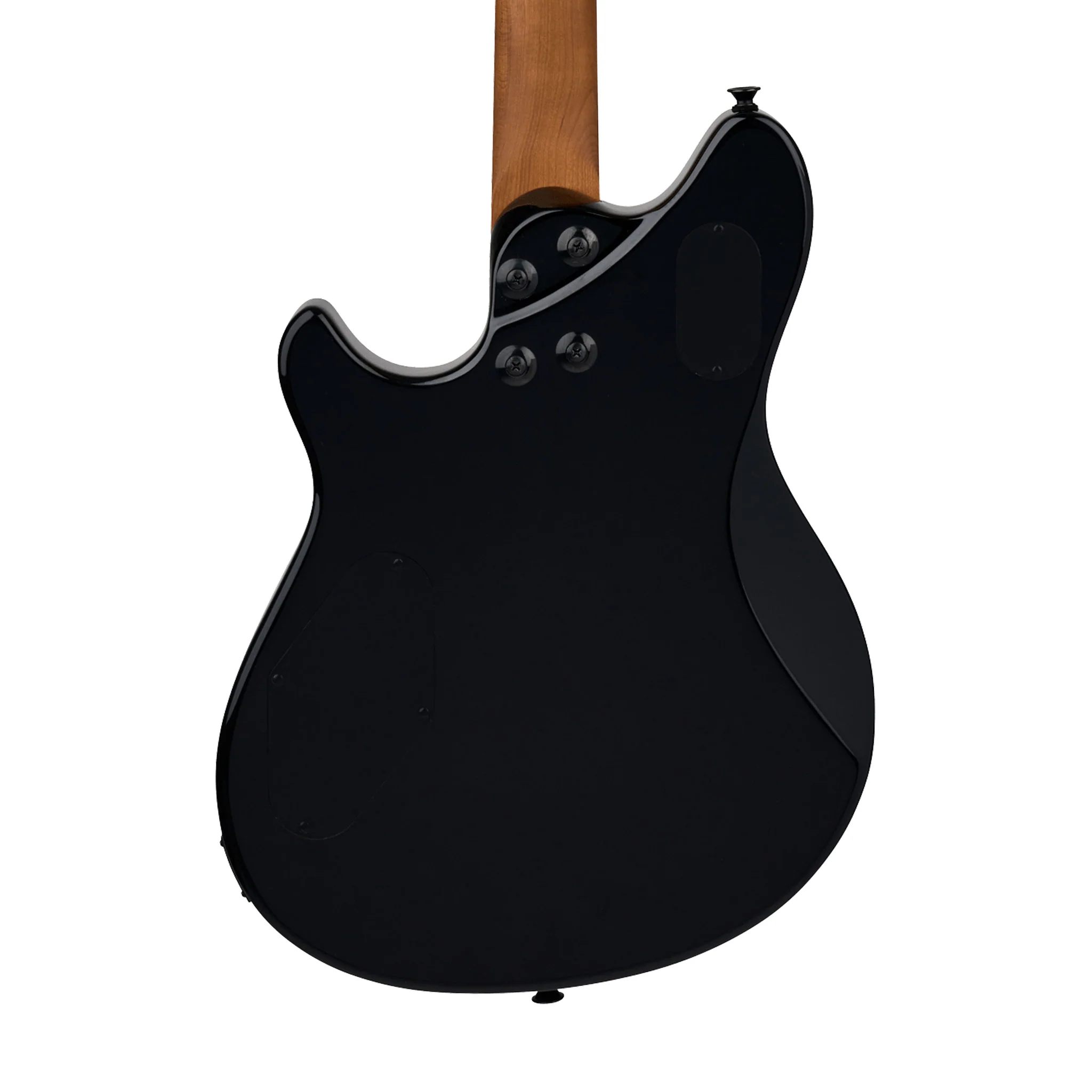 EVH Wolfgang Standard TOM Electric Guitar, Baked Maple FB, Gloss Black - Image 4