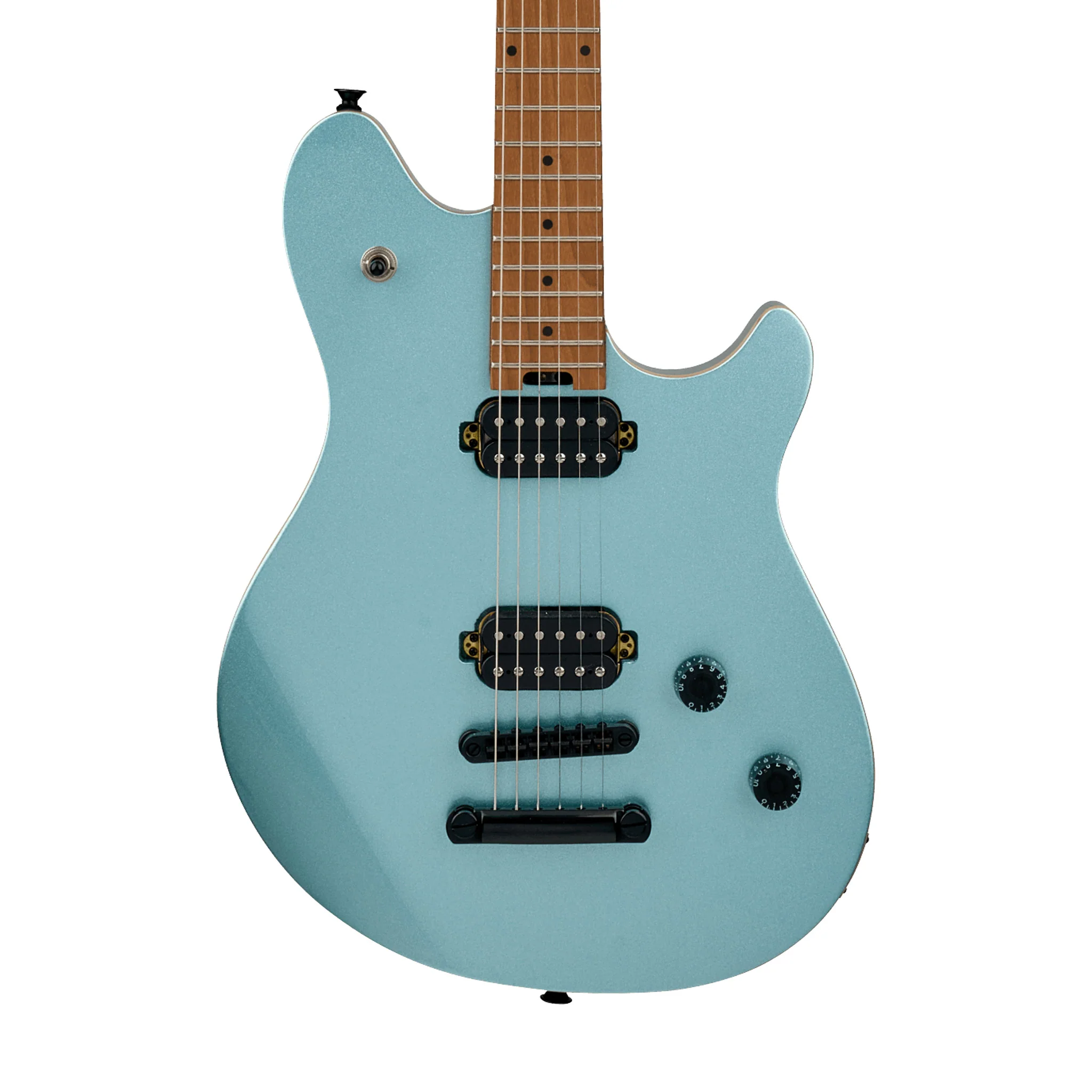 EVH Wolfgang Standard TOM Electric Guitar, Baked Maple FB, Sea Foam Pearl Metallic - Image 3