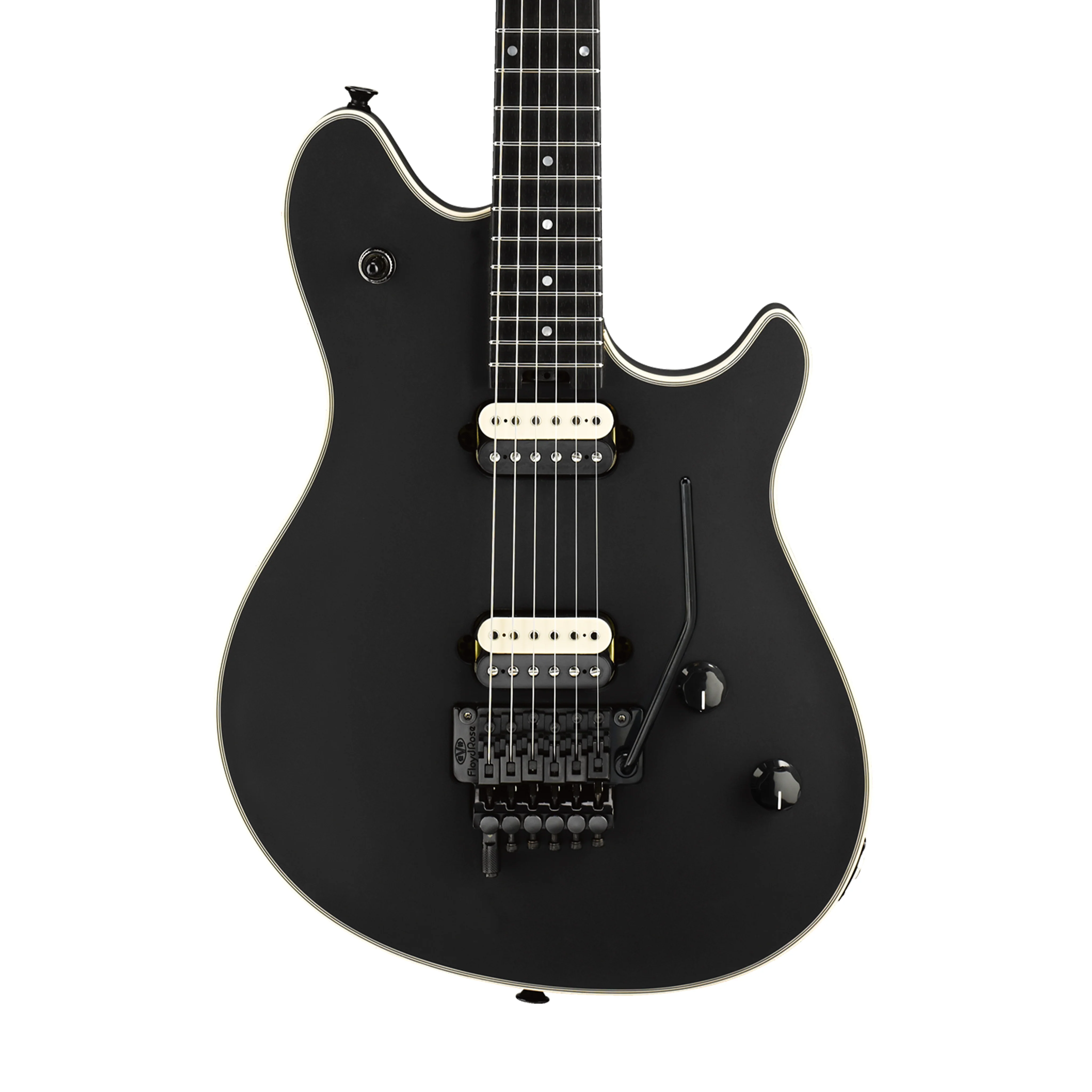 EVH Wolfgang USA Electric Guitar w/Case, Ebony FB, Stealth Black - Image 2